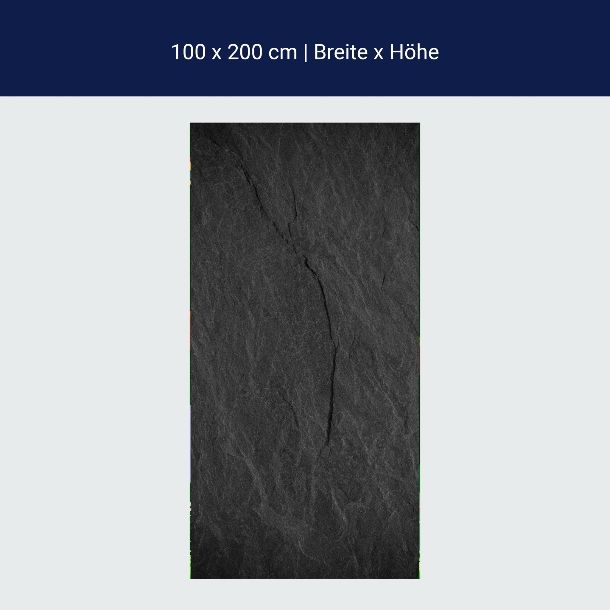 Türtapete Schiefer Wand, Anthrazit, Schwarz, Stein M1209 Türtapete Schiefer Wand, Anthrazit, Schwarz, Stein M1209