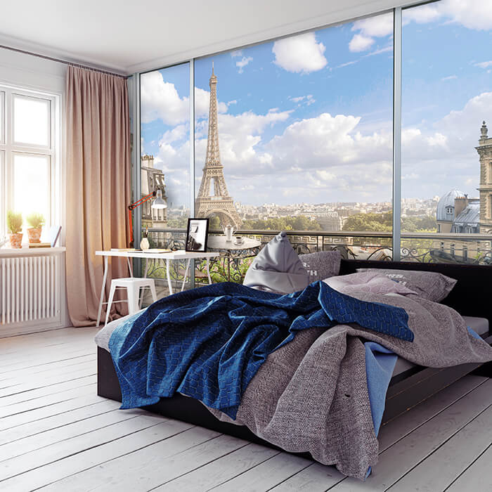 Fototapete Aussicht Balkon Paris M1216 - Bild 1 Fototapete Aussicht Balkon Paris M1216 - Bild 1