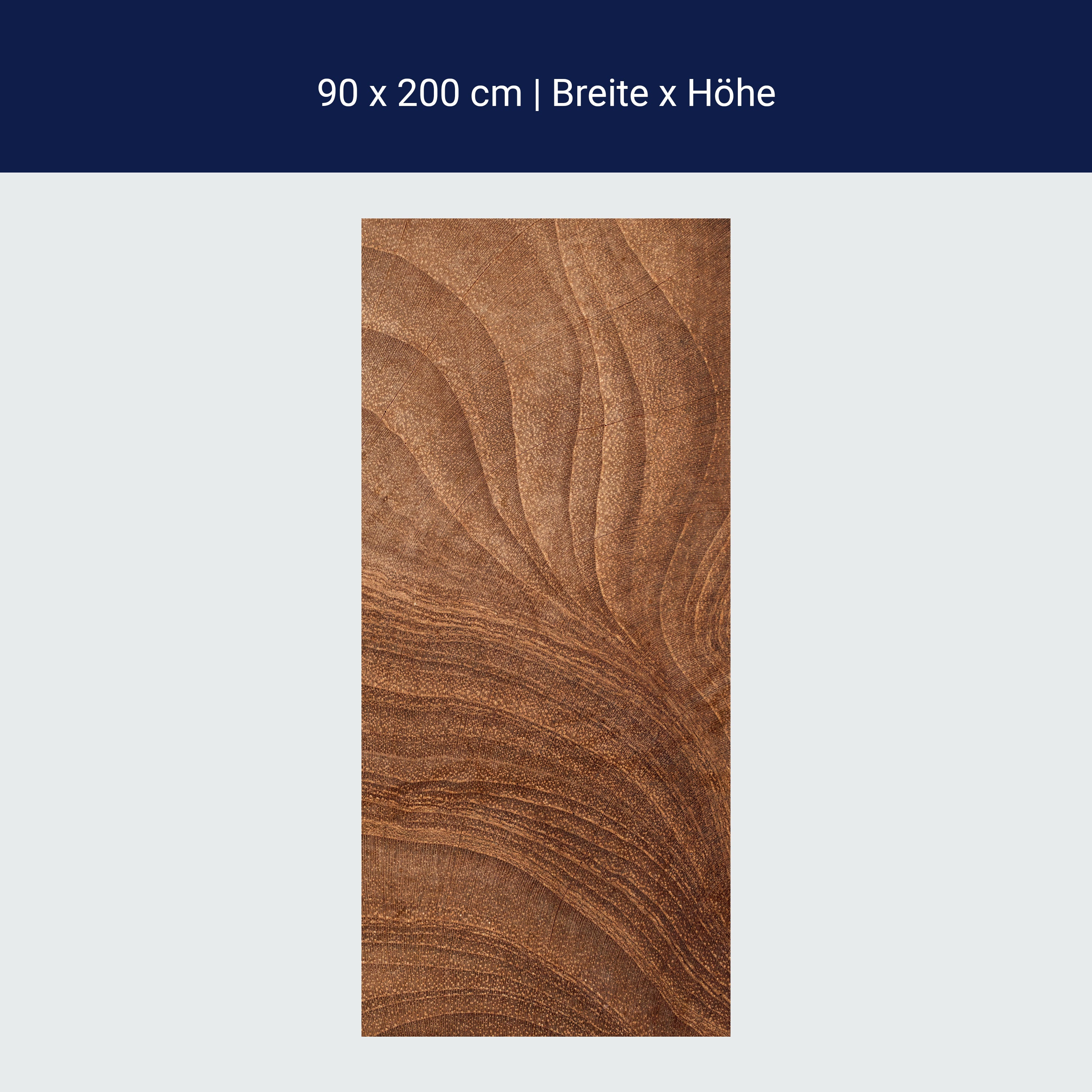 Türtapete Holz Maserung, Wellen, Natur, Echtholz M1219 Türtapete Holz Maserung, Wellen, Natur, Echtholz M1219