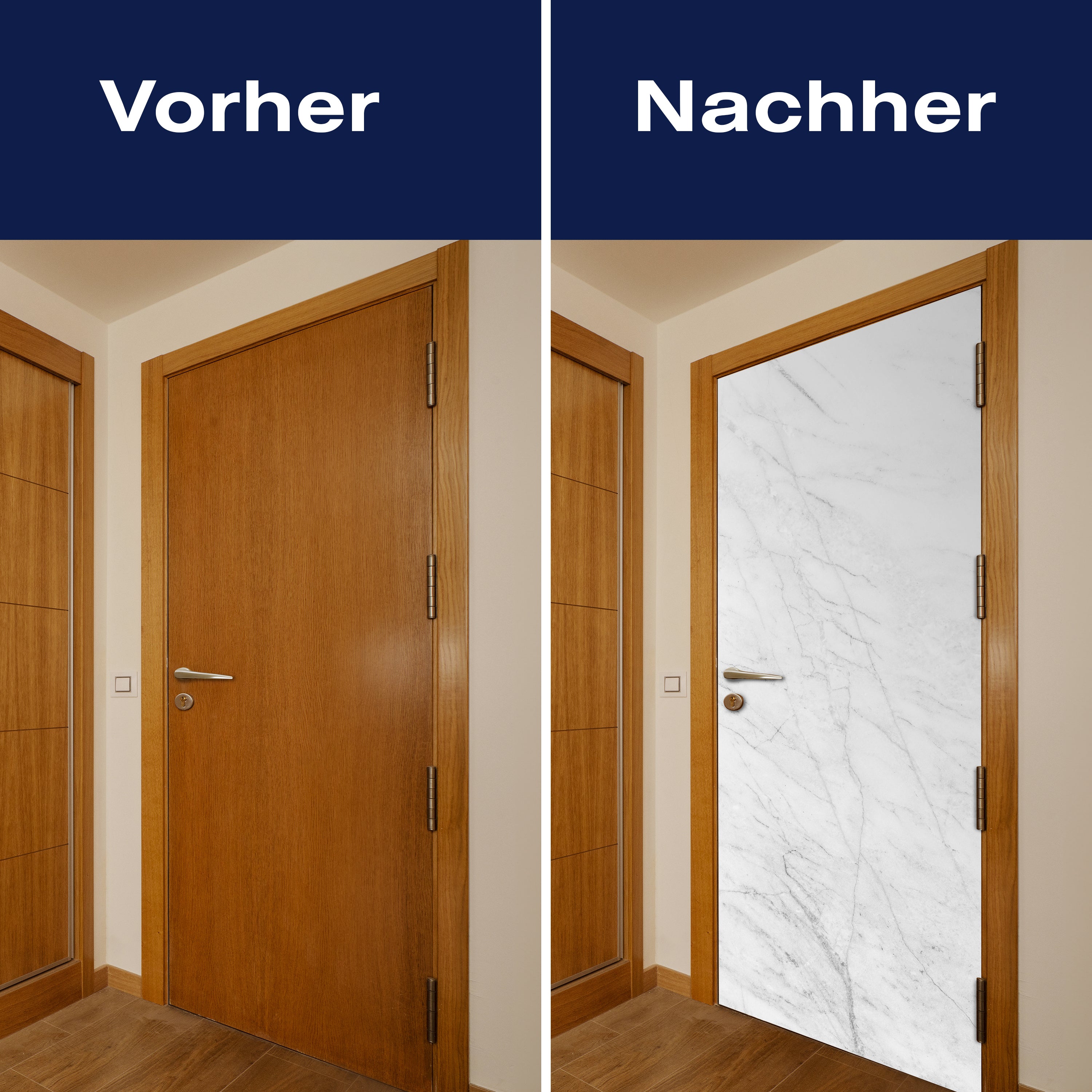 Türtapete weißer Marmor, Naturstein, Stein, Muster M1220 - Bild 10 Türtapete weißer Marmor, Naturstein, Stein, Muster M1220 - Bild 10