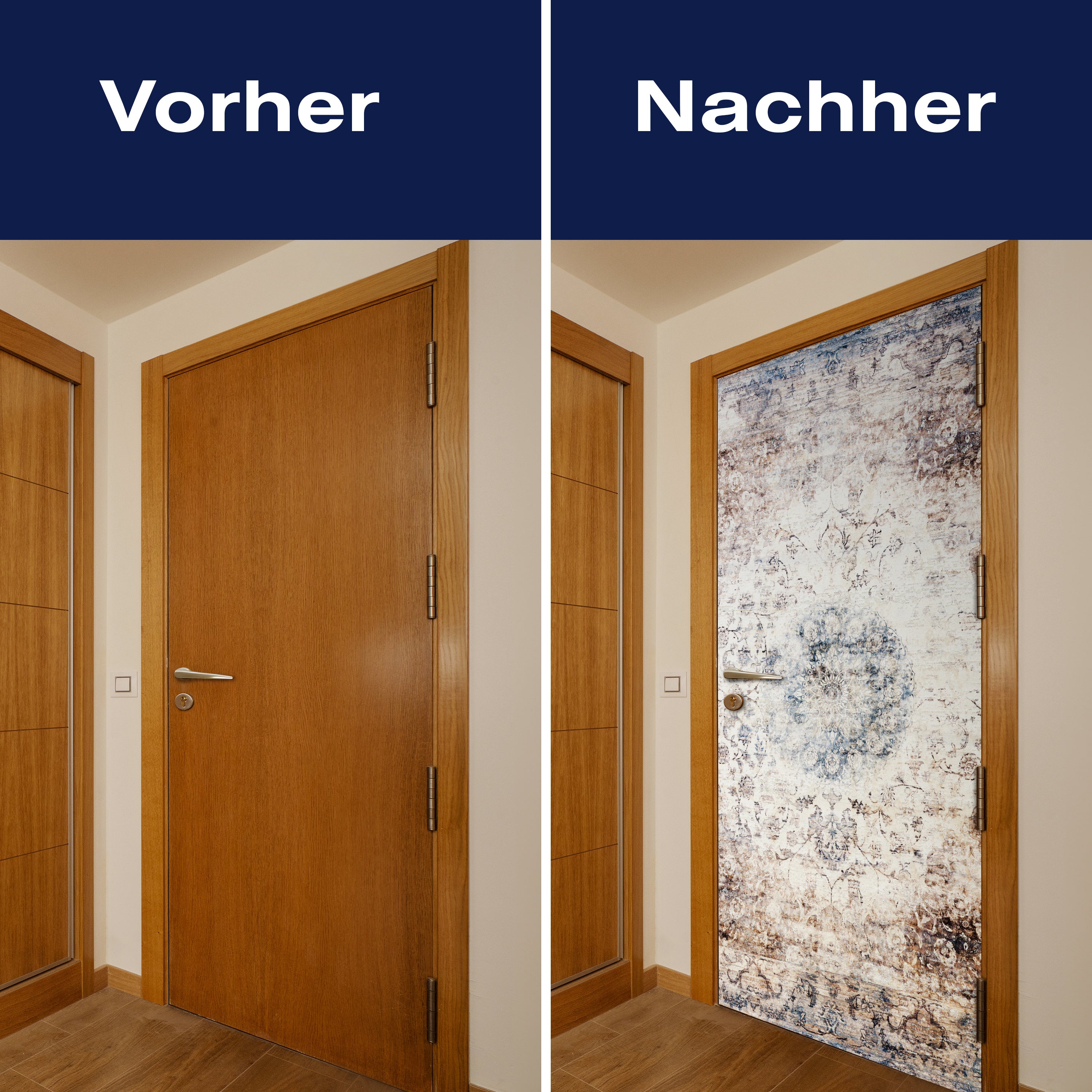 Türtapete Vintage Wandmalerei, Muster, Ornamente M1221 - Bild 10 Türtapete Vintage Wandmalerei, Muster, Ornamente M1221 - Bild 10