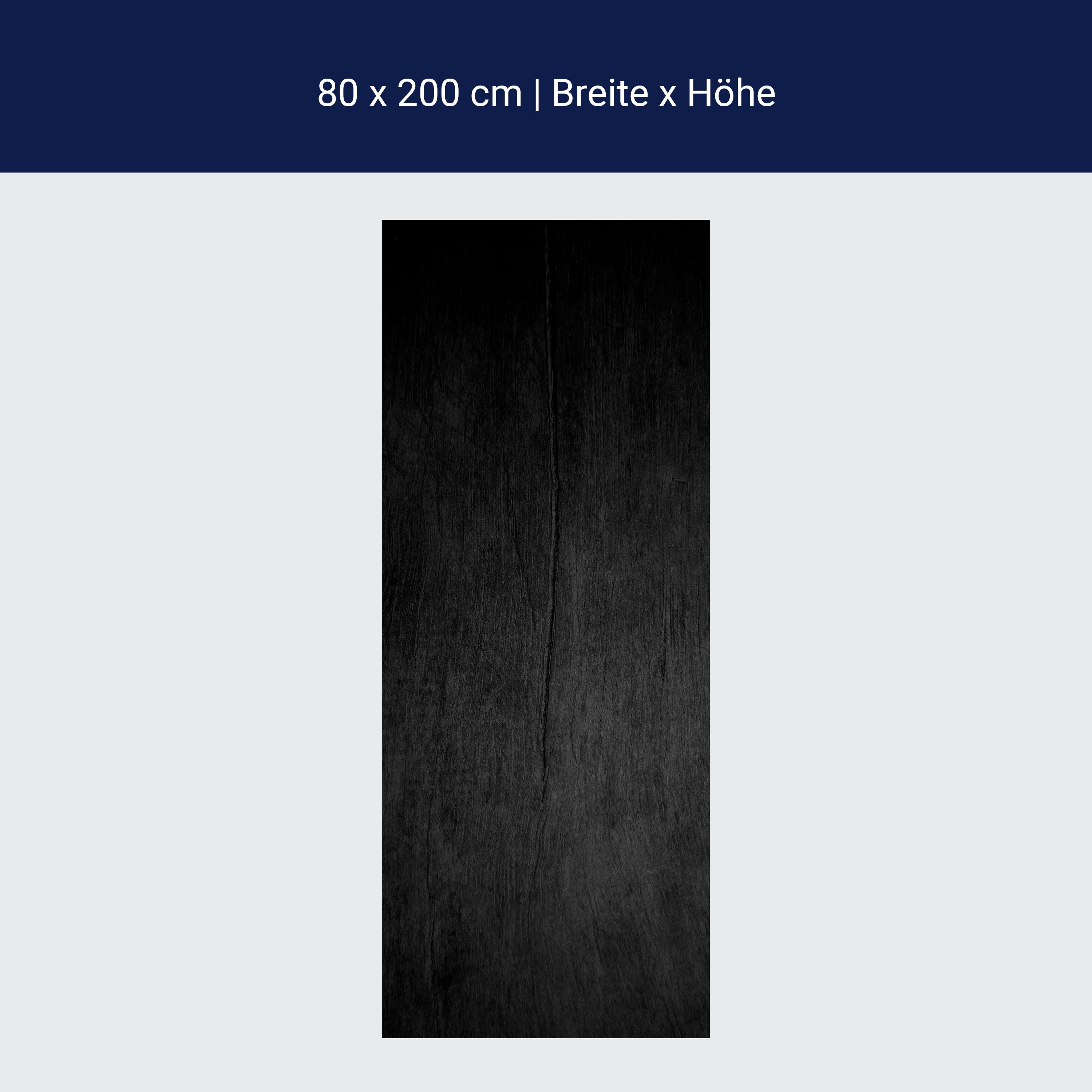 Türtapete Schwarzes Holz, Echtholz Schwarz M1224 Türtapete Schwarzes Holz, Echtholz Schwarz M1224