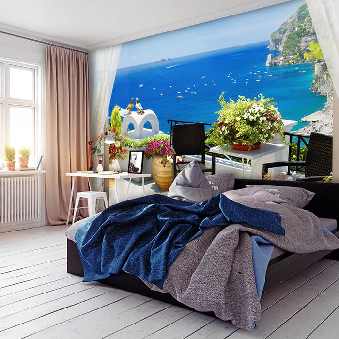 Fototapete Meer-blick Griechenland M1227 - Bild 1 Fototapete Meer-blick Griechenland M1227 - Bild 1