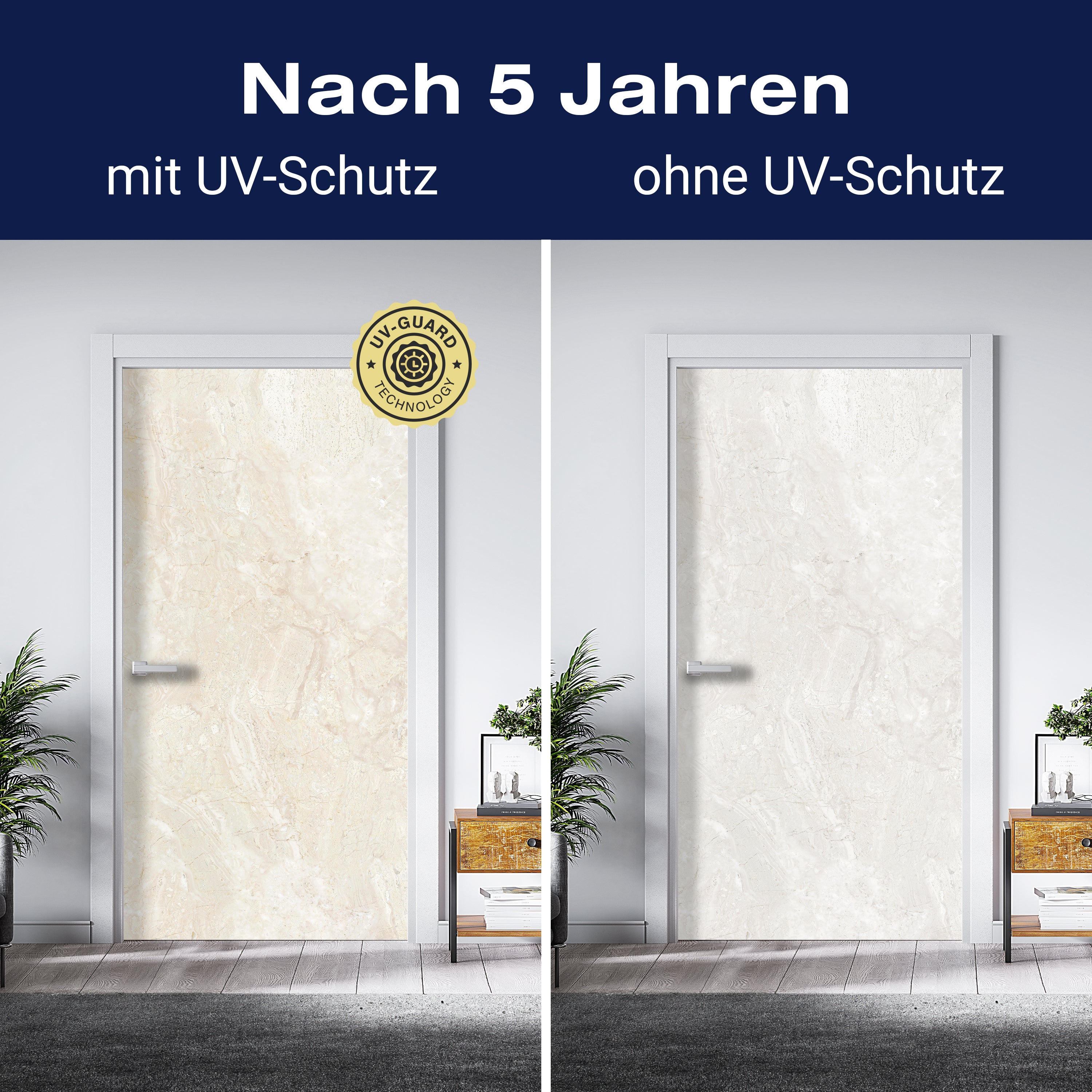 Türtapete Naturstein Platte Beige, Creme M1227 - Bild 4 Türtapete Naturstein Platte Beige, Creme M1227 - Bild 4