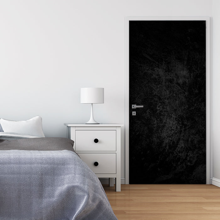 Türtapete schwarze Betonwand, Putz, grau M1233 - Bild 1 Türtapete schwarze Betonwand, Putz, grau M1233 - Bild 1