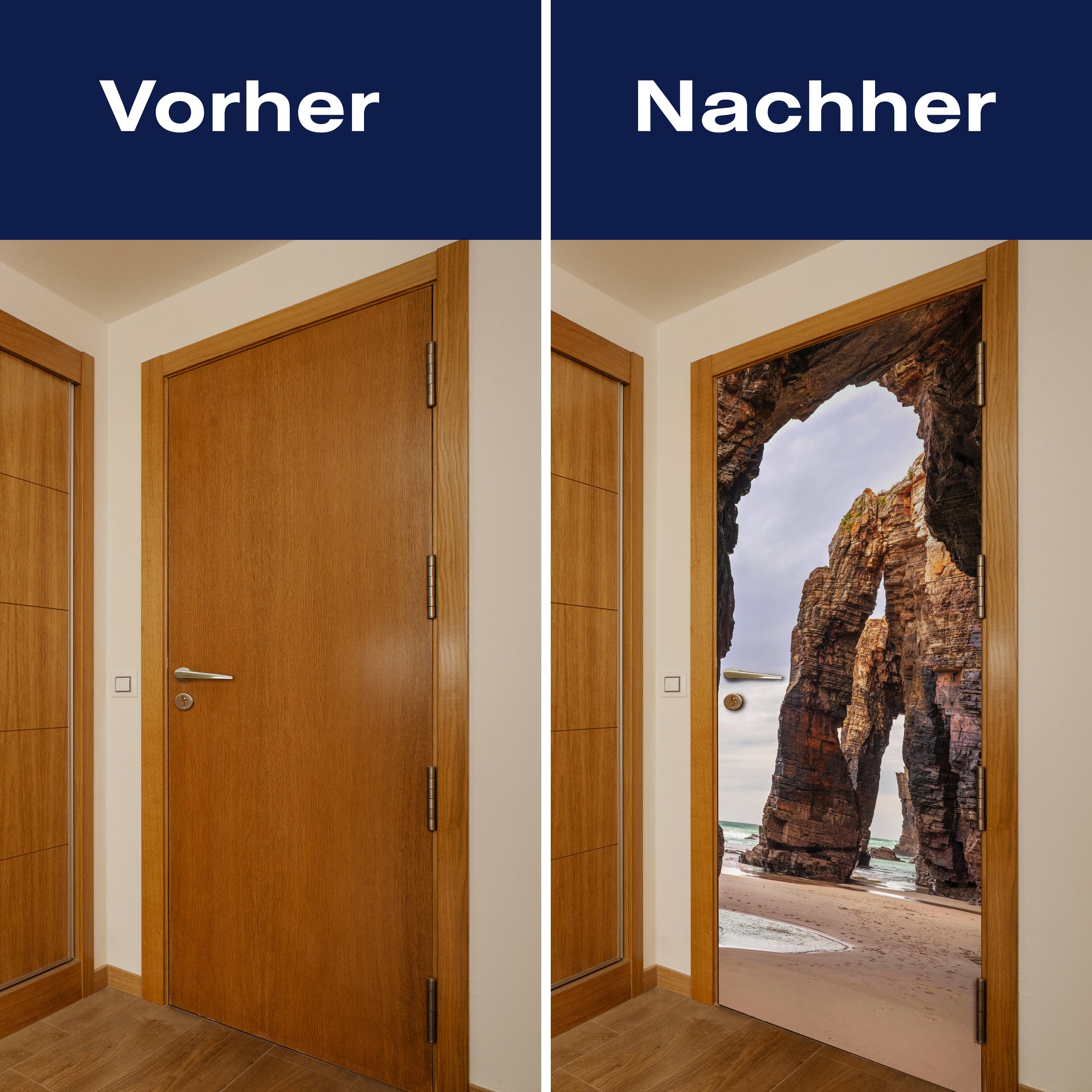 Türtapete Felsenküste am Meer, Felsen, Strand M1251 - Bild 10 Türtapete Felsenküste am Meer, Felsen, Strand M1251 - Bild 10