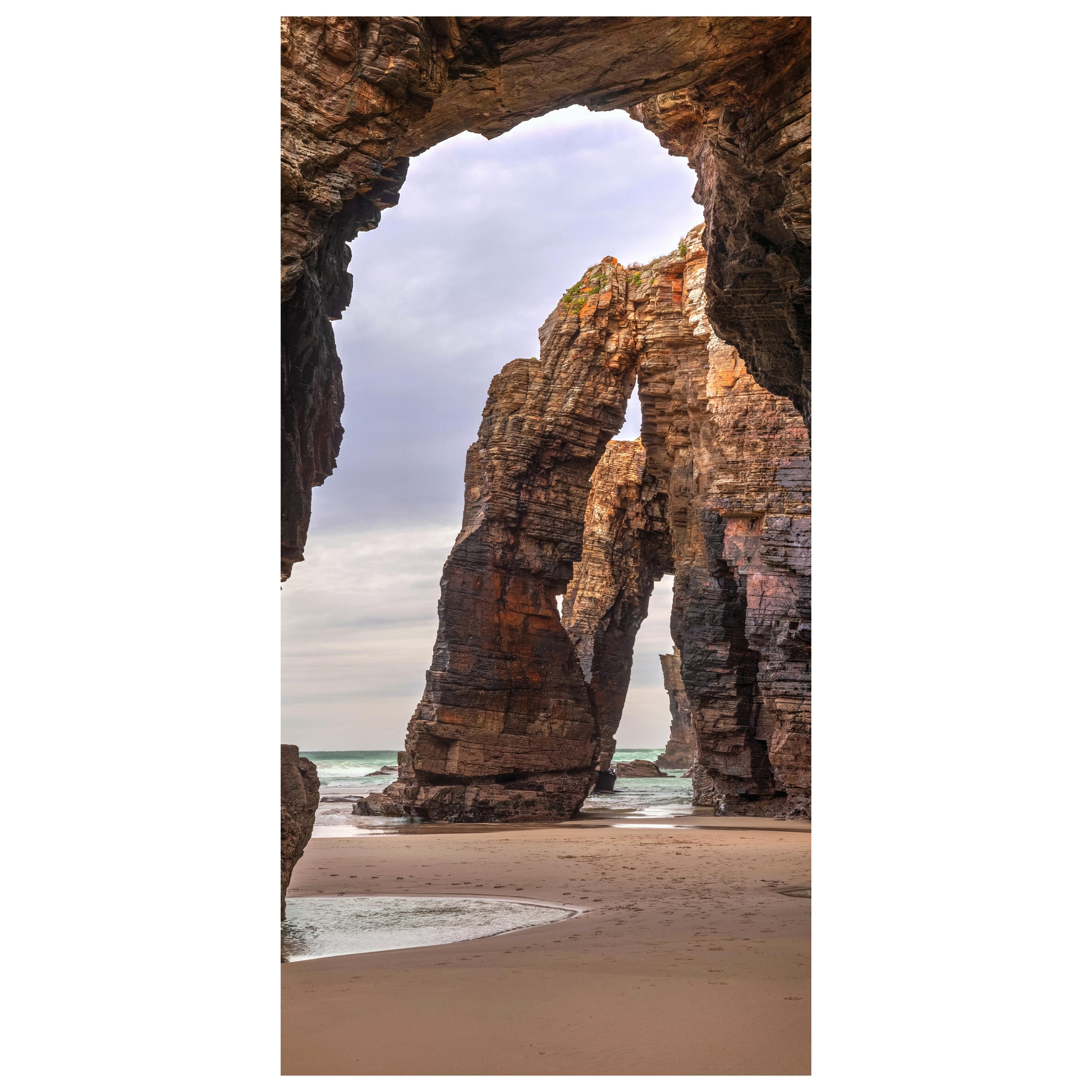 Türtapete Felsenküste am Meer, Felsen, Strand M1251 - Bild 2 Türtapete Felsenküste am Meer, Felsen, Strand M1251 - Bild 2