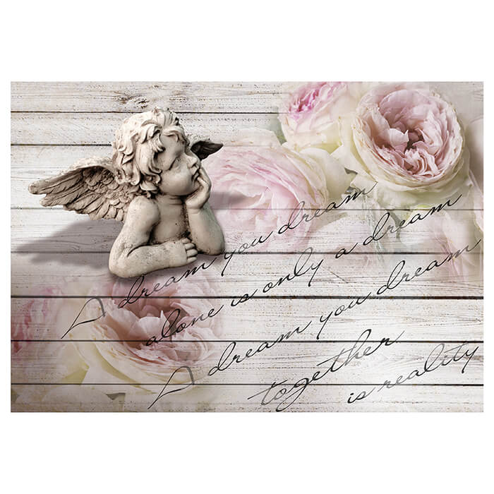 Fototapete Rosen Holz Engel M1271 - Bild 2 Fototapete Rosen Holz Engel M1271 - Bild 2