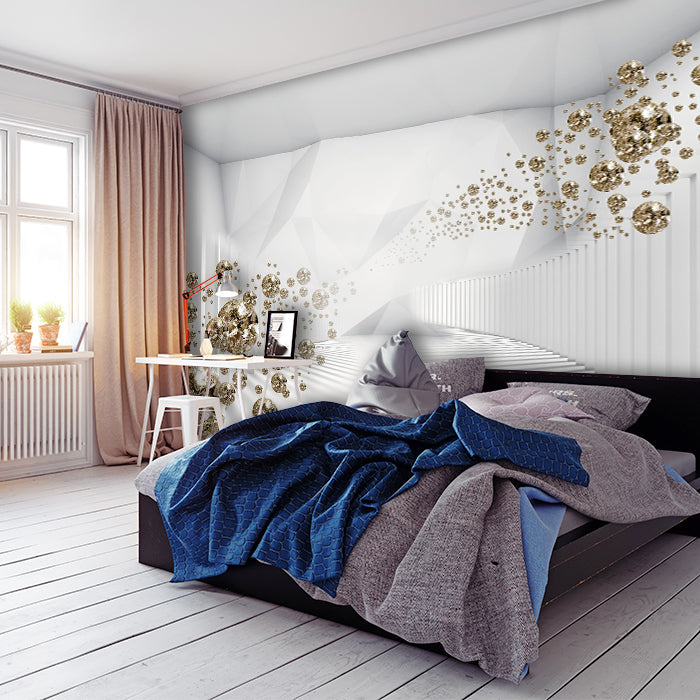 Fototapete Weiss 3D Diamant M1273 - Bild 1 Fototapete Weiss 3D Diamant M1273 - Bild 1