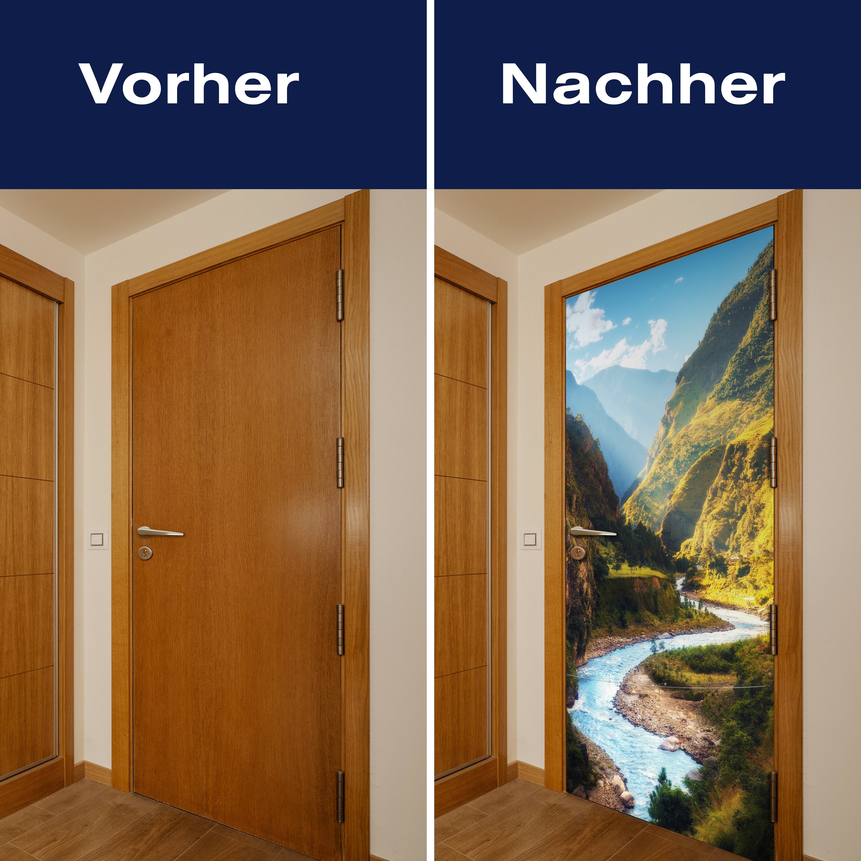 Türtapete Fluss im Tal, Berge, Sonne, Gebirge M1299 - Bild 10 Türtapete Fluss im Tal, Berge, Sonne, Gebirge M1299 - Bild 10