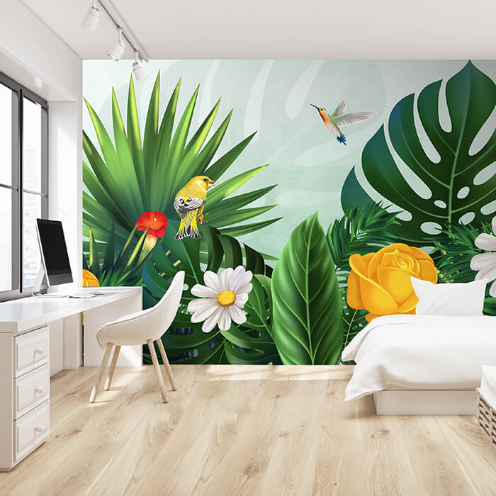 Fototapete Exotisch Pflanzen Blumen M1308 - Bild 1 Fototapete Exotisch Pflanzen Blumen M1308 - Bild 1