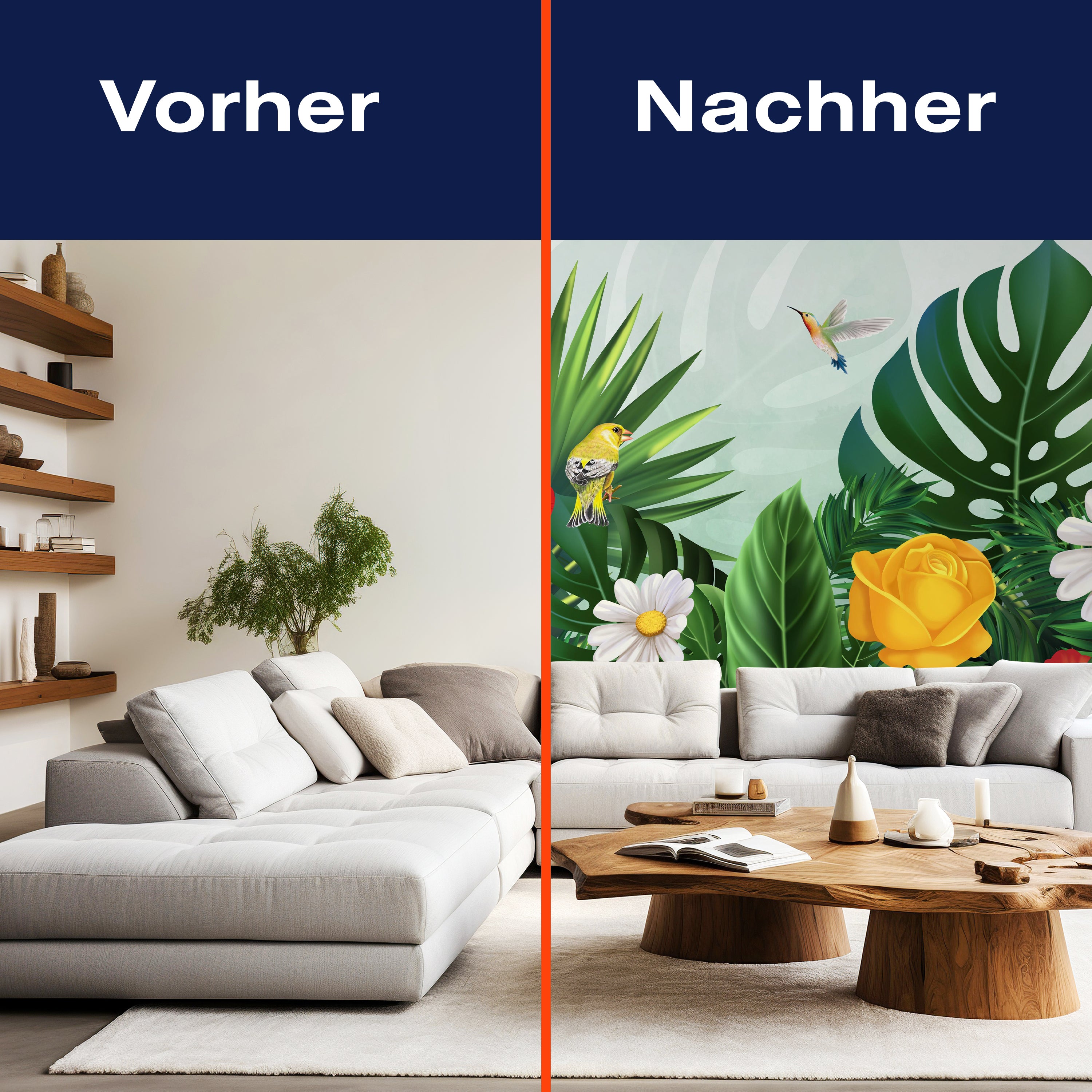 Fototapete Exotisch Pflanzen Blumen M1308 - Bild 9 Fototapete Exotisch Pflanzen Blumen M1308 - Bild 9