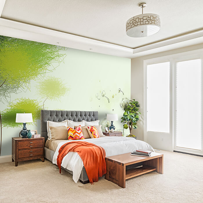 Fototapete Löwenzahn Bäume Abstrakt M1309 - Bild 1 Fototapete Löwenzahn Bäume Abstrakt M1309 - Bild 1