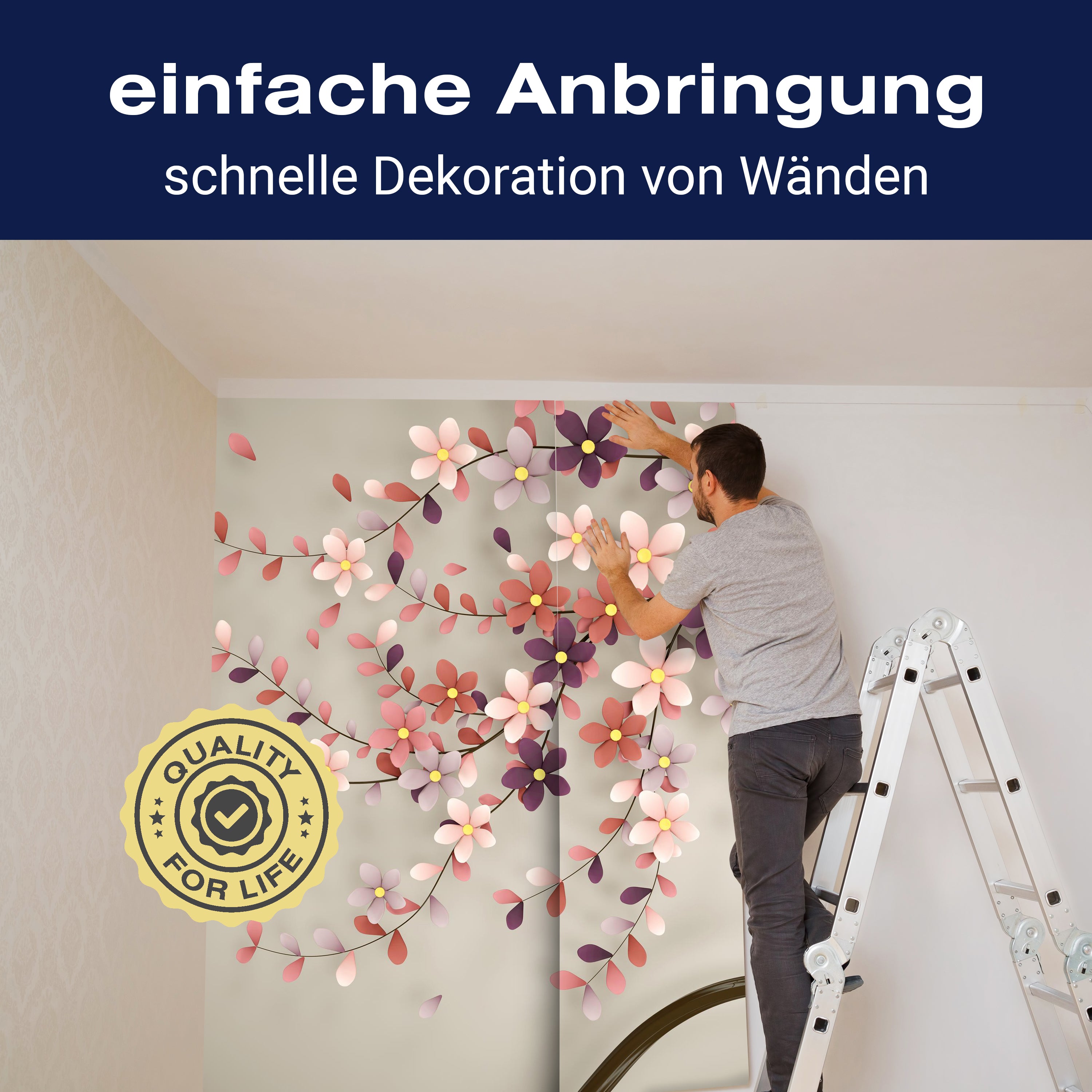 Fototapete Baum Blumen Blüte M1310 - Bild 3 Fototapete Baum Blumen Blüte M1310 - Bild 3