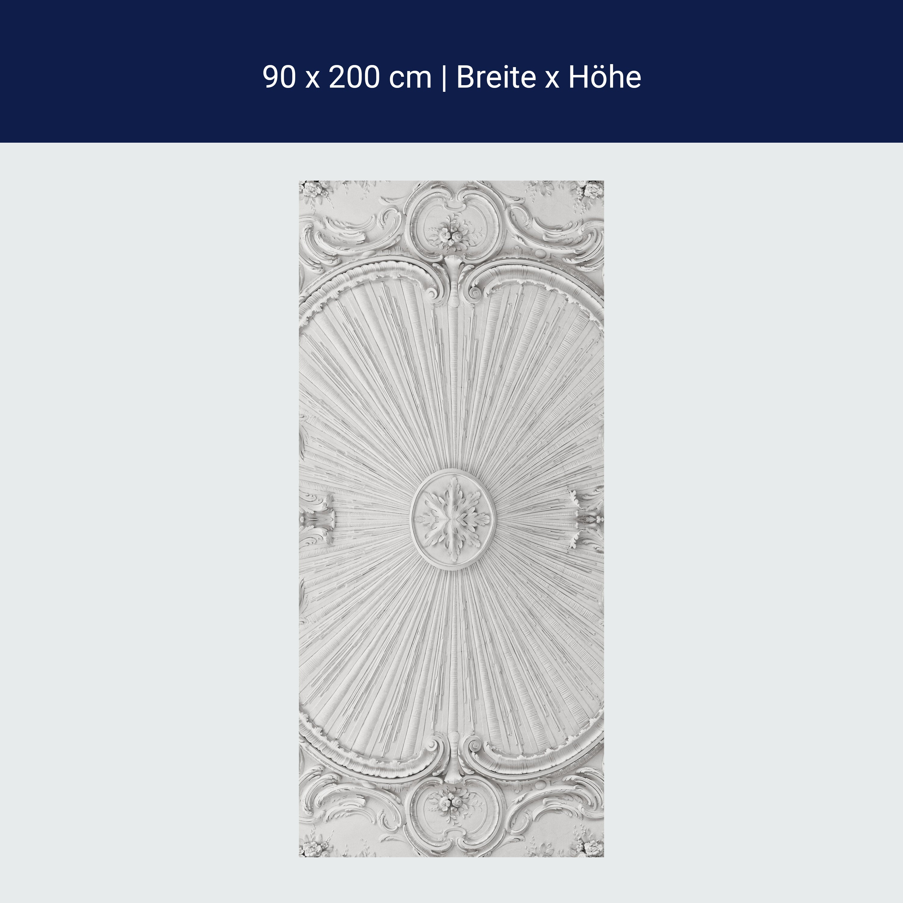 Türtapete Stuck Decke, Muster, Formen, Deko M1315 Türtapete Stuck Decke, Muster, Formen, Deko M1315