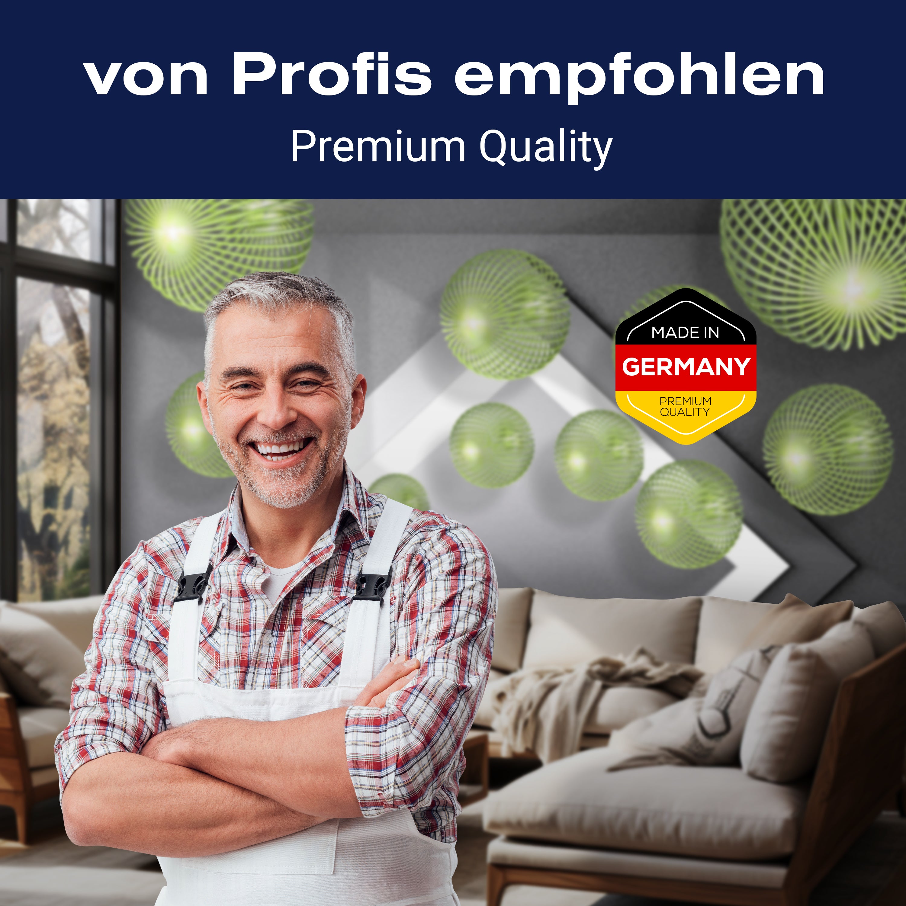 Fototapete Grün Kugeln 3D Effekt M1324 - Bild 5 Fototapete Grün Kugeln 3D Effekt M1324 - Bild 5