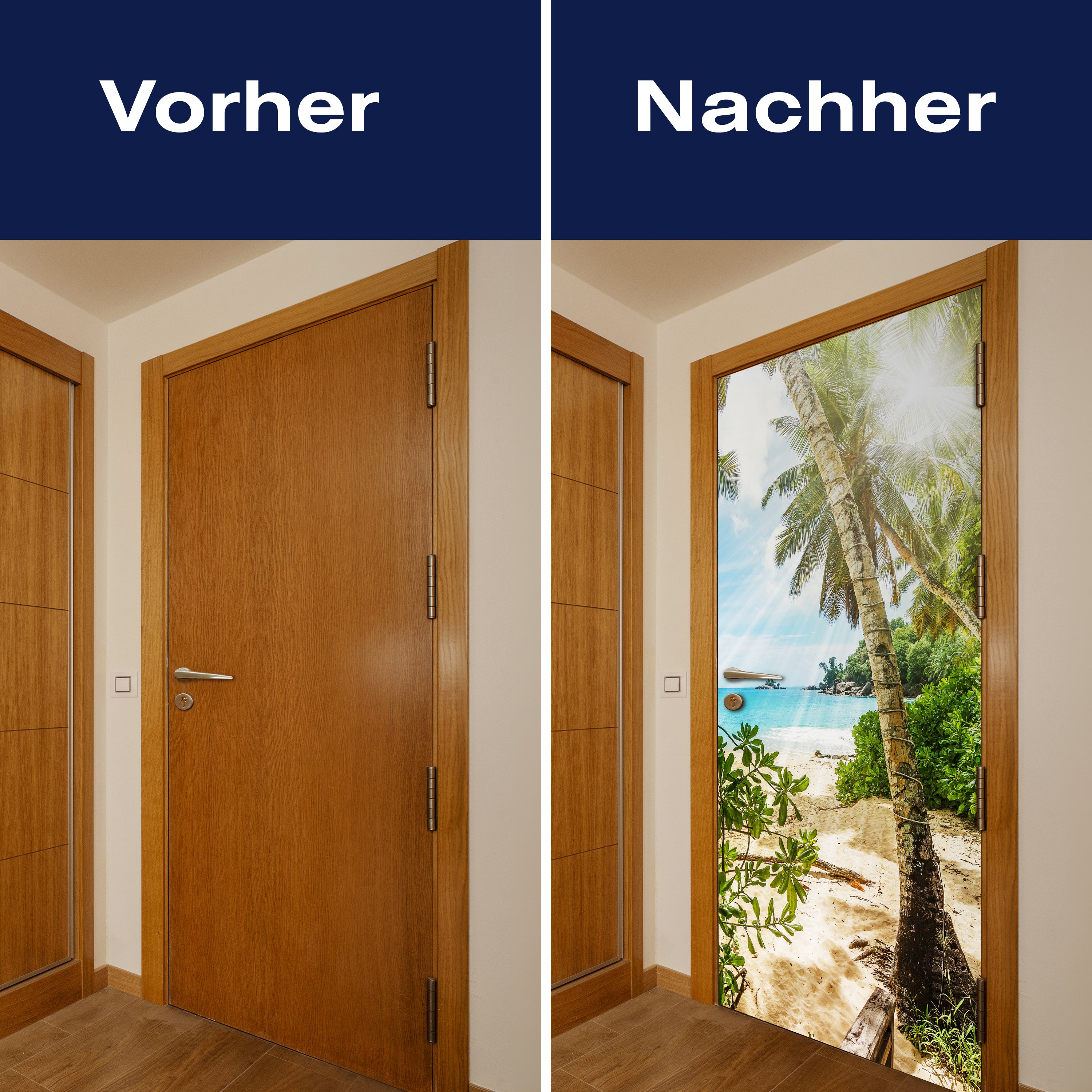 Türtapete Palme am Strand, Meer, Sonne, Insel M1349 - Bild 10 Türtapete Palme am Strand, Meer, Sonne, Insel M1349 - Bild 10