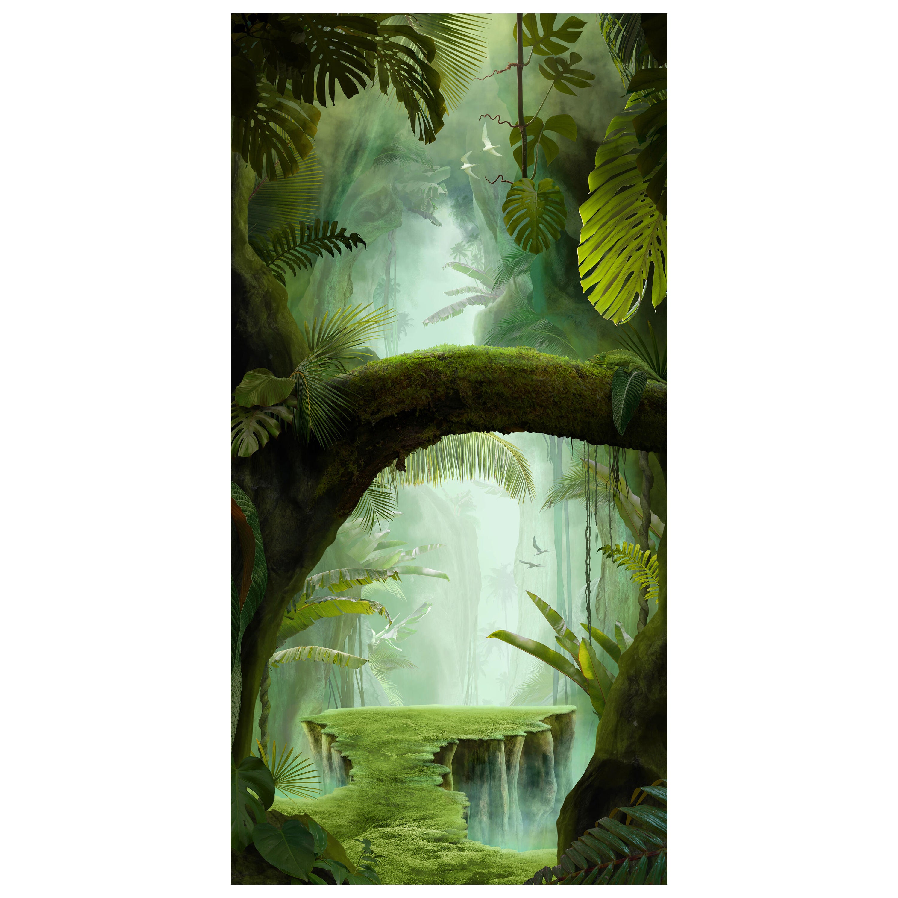 Türtapete Fantasy Dschungel, Urwald, Bäume, Moos M1351 - Bild 2 Türtapete Fantasy Dschungel, Urwald, Bäume, Moos M1351 - Bild 2