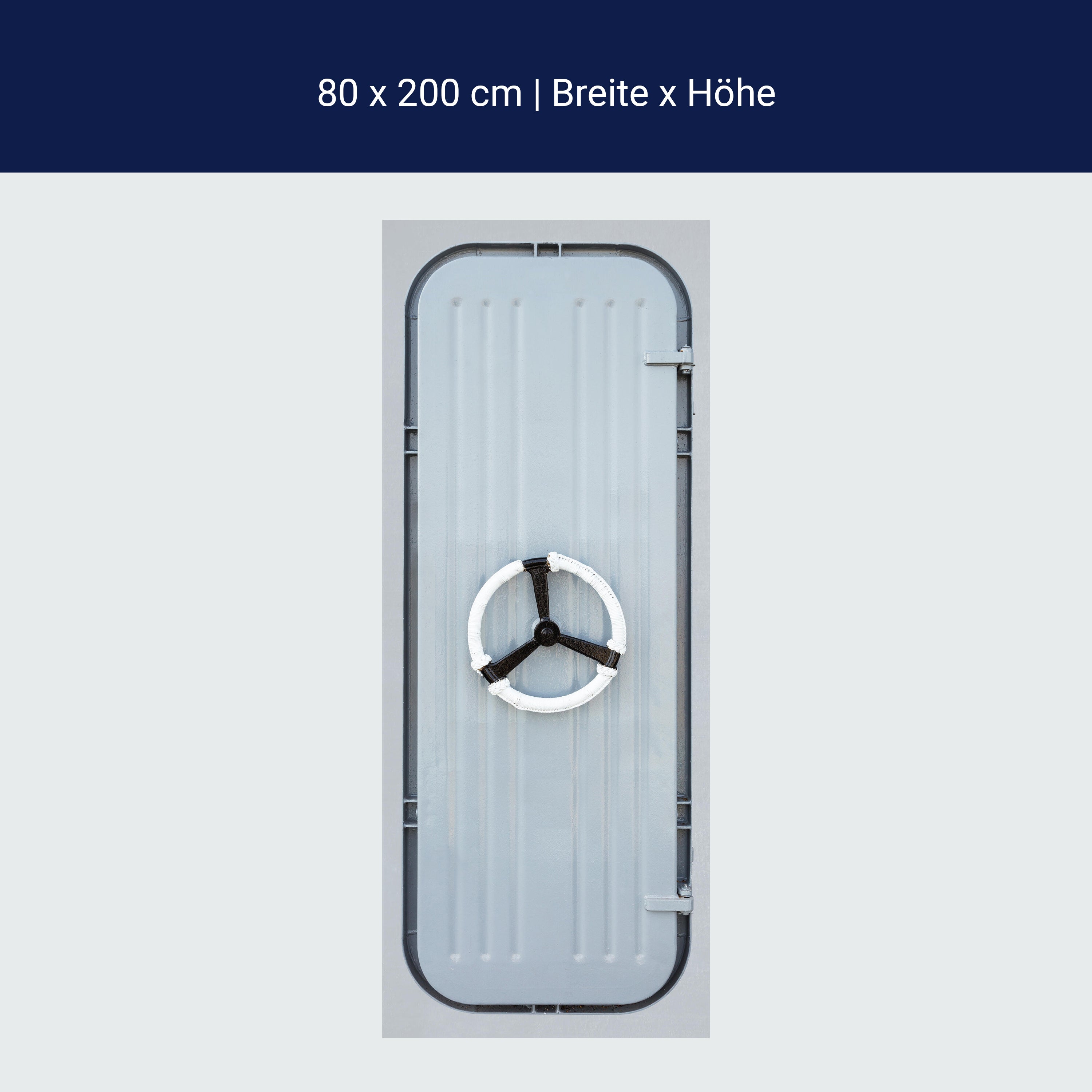 Türtapete Schiffstür, Meer, Schiff, Boot, Rad M1364 Türtapete Schiffstür, Meer, Schiff, Boot, Rad M1364