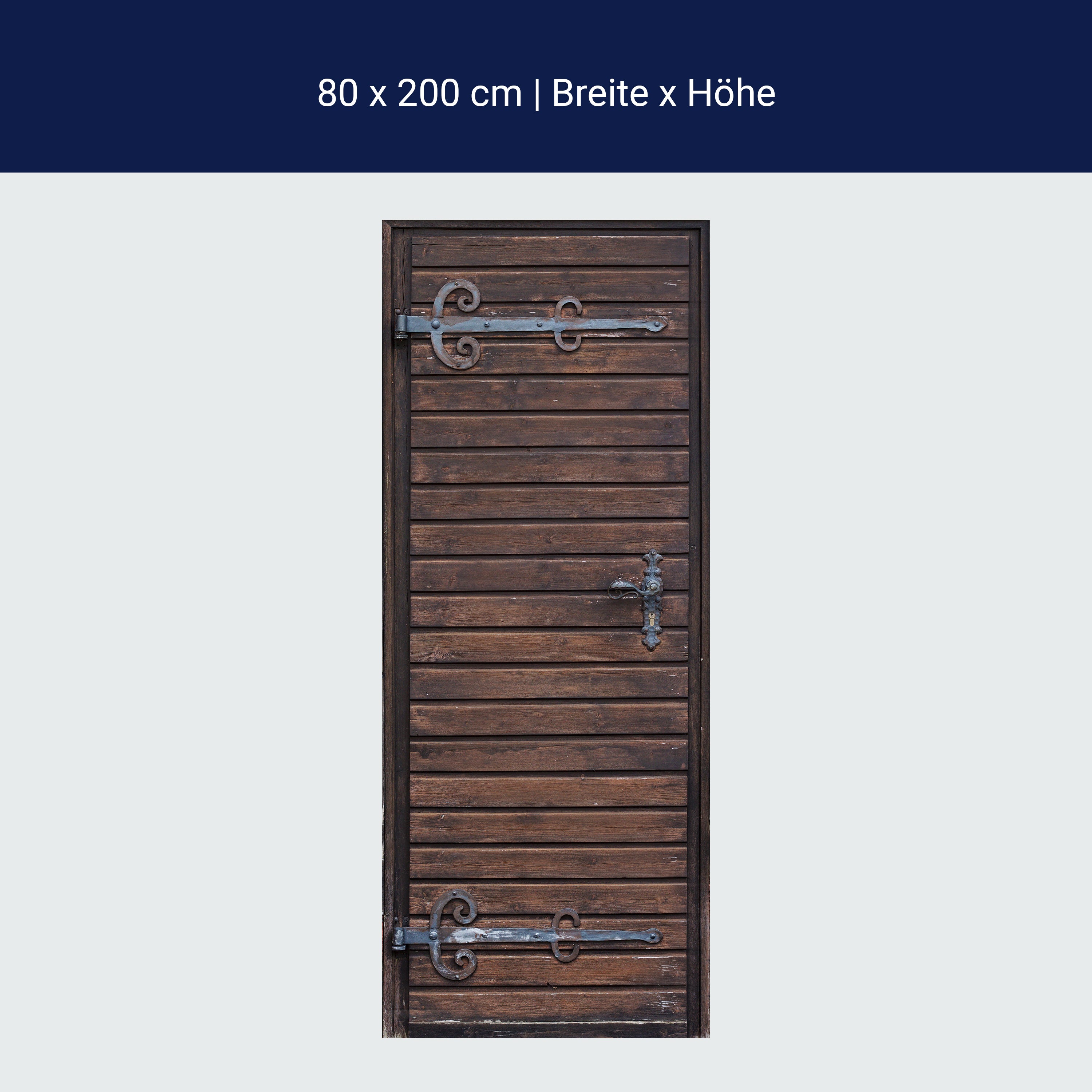 Türtapete rustikale Holztür, beschläge, Holz M1369 Türtapete rustikale Holztür, beschläge, Holz M1369