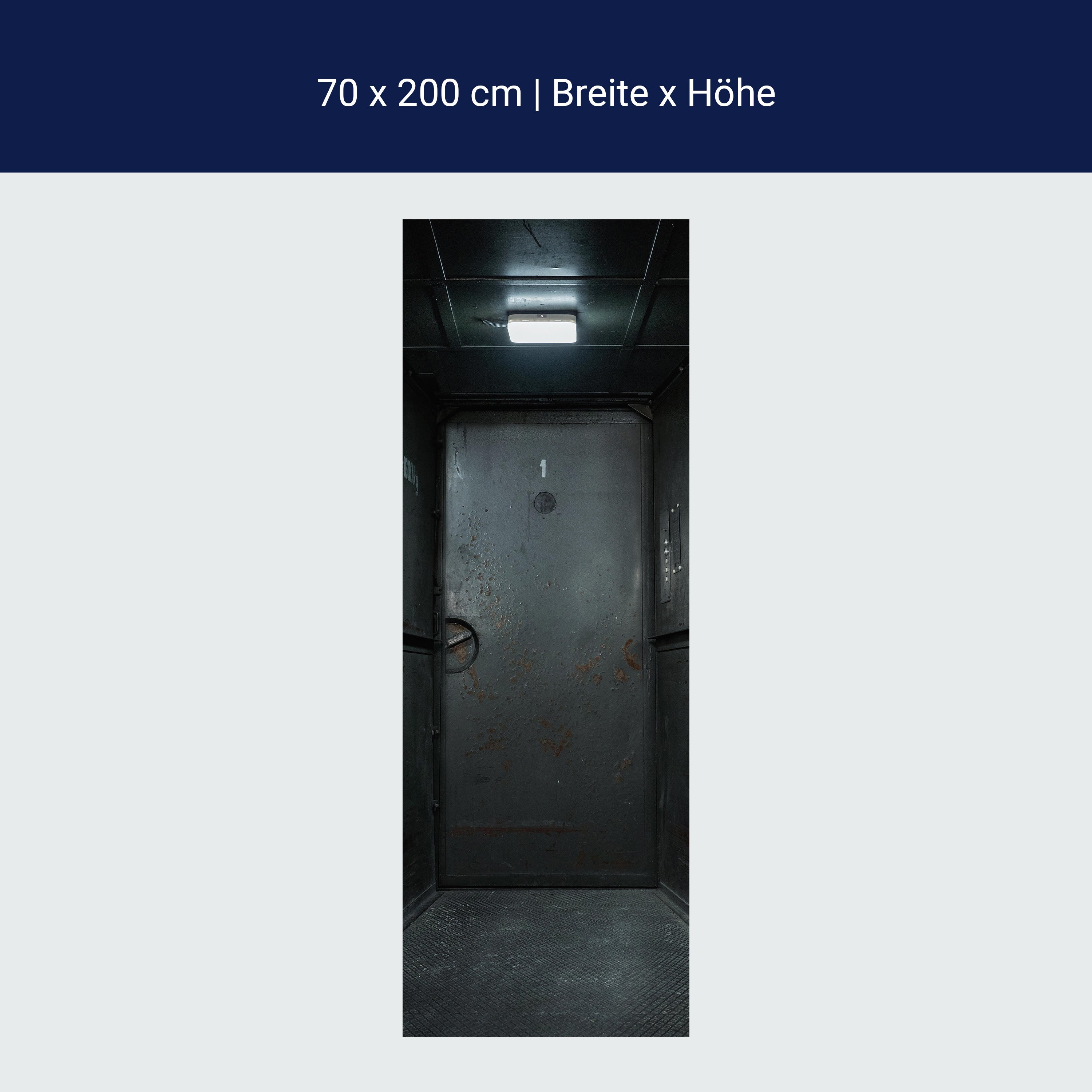 Türtapete rostige Stahltür, Lampe, Metall, Pforte M1370 Türtapete rostige Stahltür, Lampe, Metall, Pforte M1370