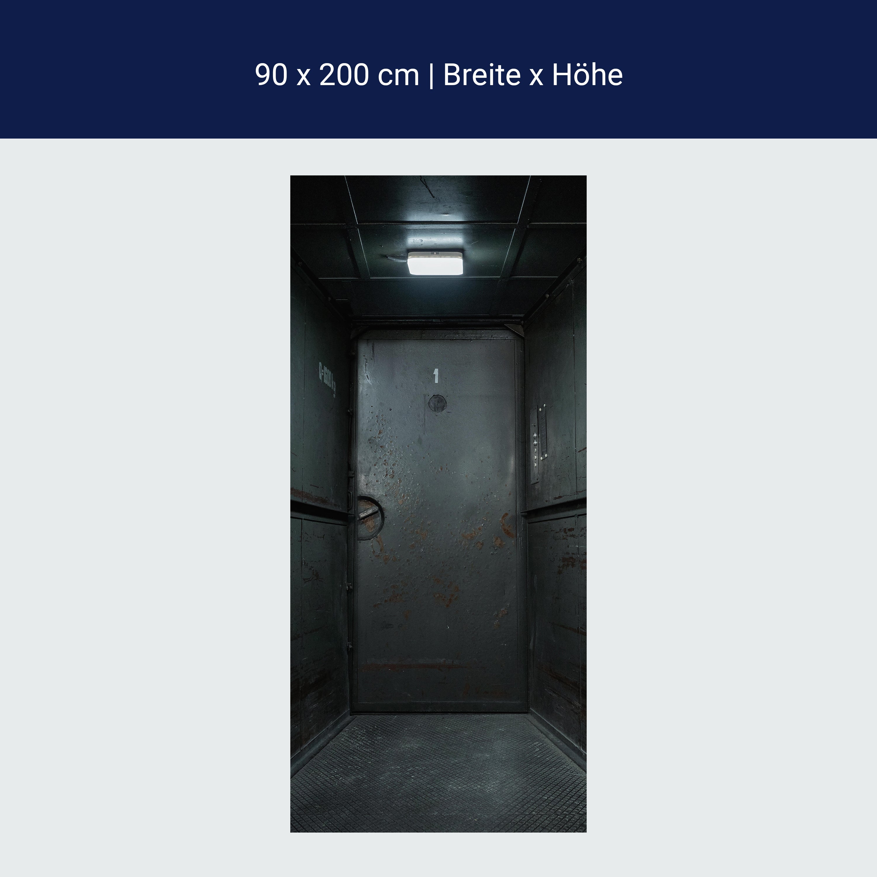 Türtapete rostige Stahltür, Lampe, Metall, Pforte M1370 Türtapete rostige Stahltür, Lampe, Metall, Pforte M1370