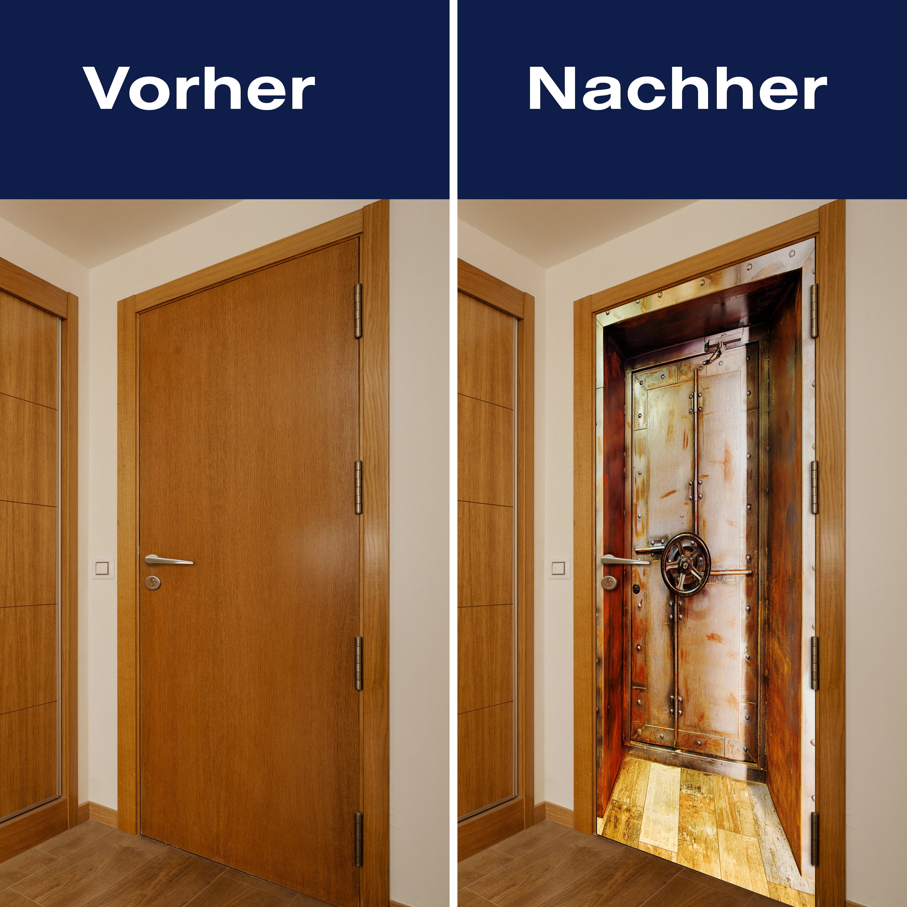 Türtapete rostige Metall Tür mit Dreh Rad, Tresor M1383 - Bild 10 Türtapete rostige Metall Tür mit Dreh Rad, Tresor M1383 - Bild 10