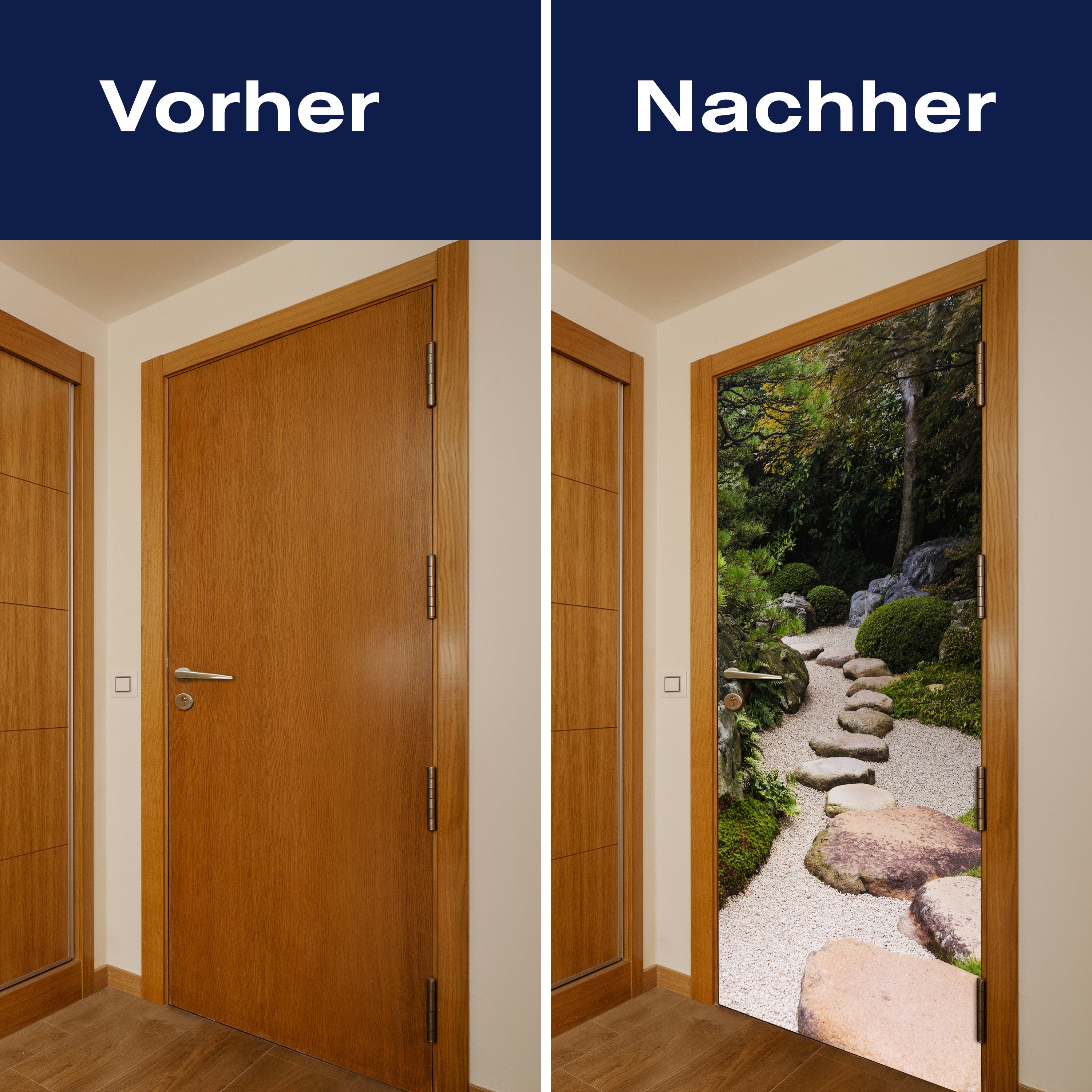 Türtapete Japanischer Zen Garten, Steine, Pflanzen M1390 - Bild 10 Türtapete Japanischer Zen Garten, Steine, Pflanzen M1390 - Bild 10