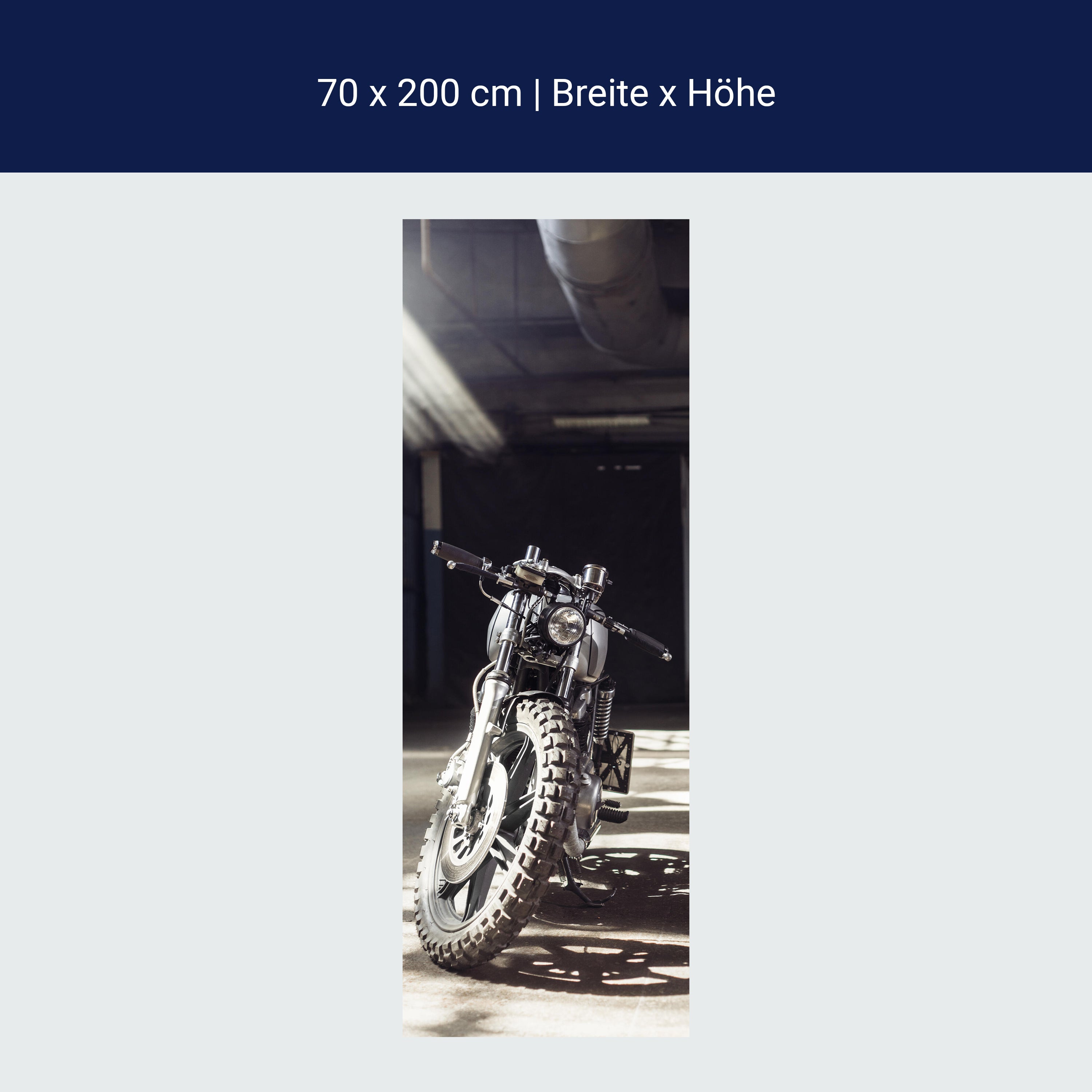 Türtapete Motorrad, Naked Bike, Garage, Offroad M1399 Türtapete Motorrad, Naked Bike, Garage, Offroad M1399