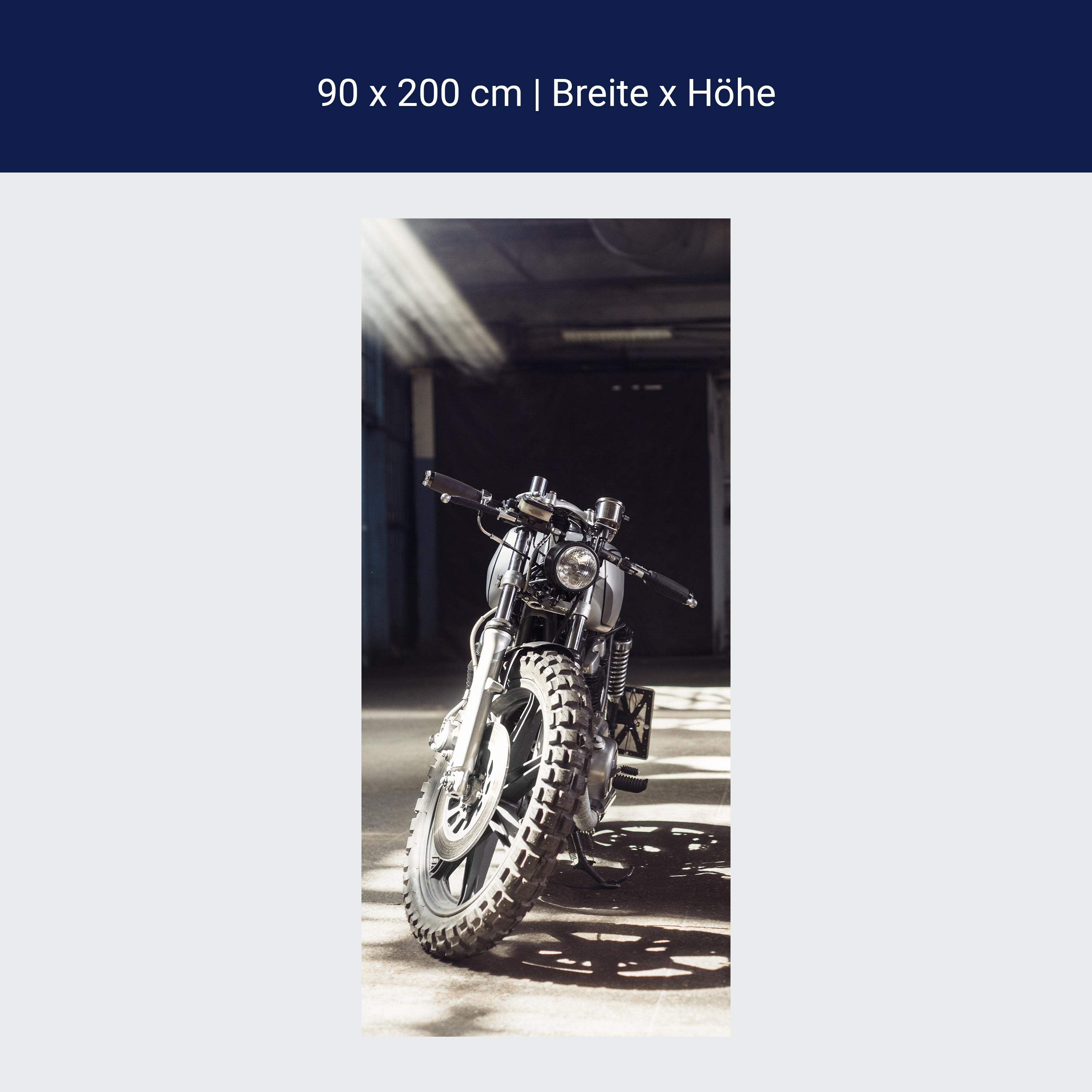 Türtapete Motorrad, Naked Bike, Garage, Offroad M1399 Türtapete Motorrad, Naked Bike, Garage, Offroad M1399