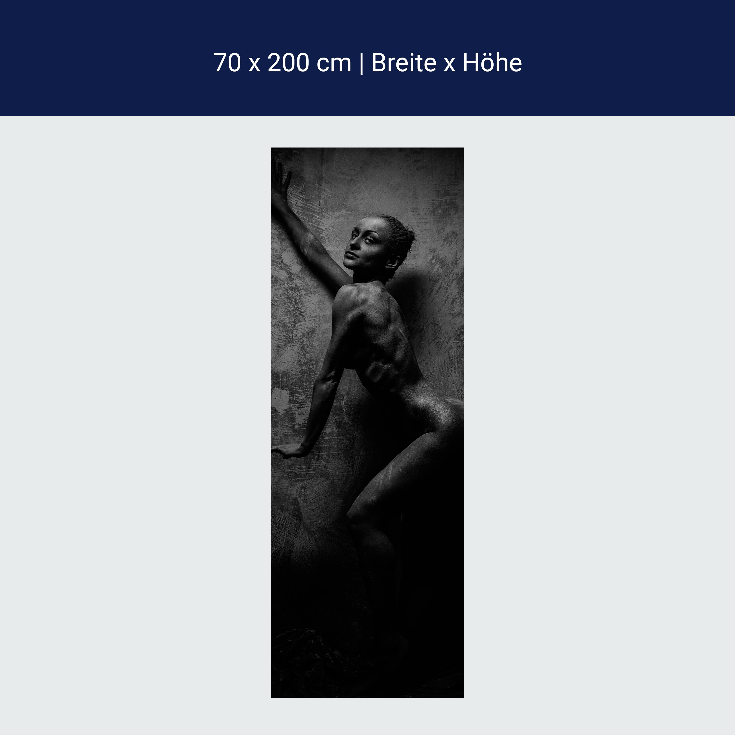 Türtapete Frau Model Beton Body Arts M1414 Türtapete Frau Model Beton Body Arts M1414