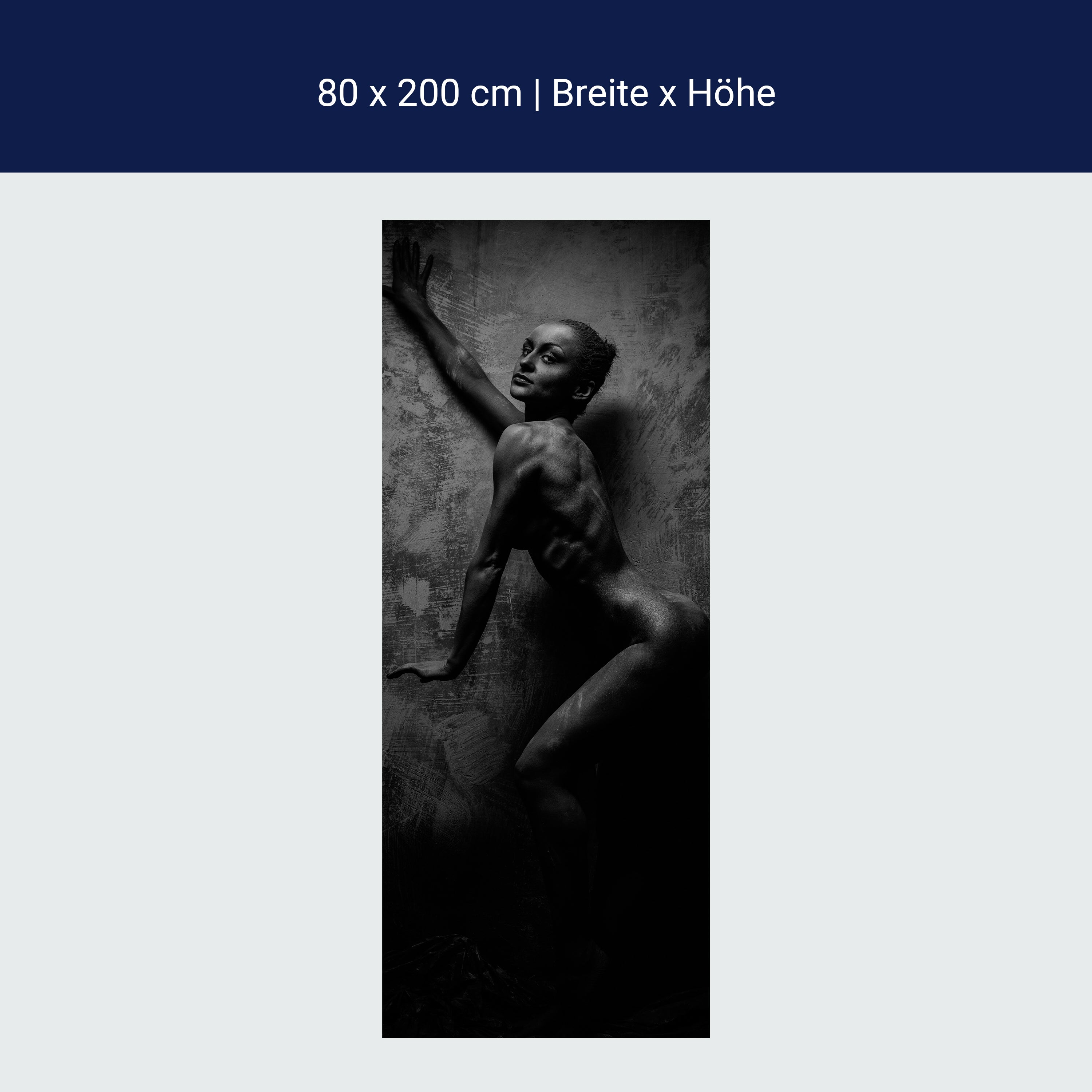 Türtapete Frau Model Beton Body Arts M1414 Türtapete Frau Model Beton Body Arts M1414