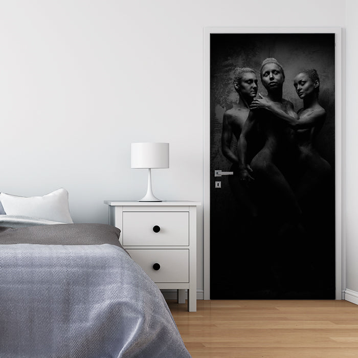 Türtapete Frauen Model Beton Body Arts M1415 - Bild 1 Türtapete Frauen Model Beton Body Arts M1415 - Bild 1