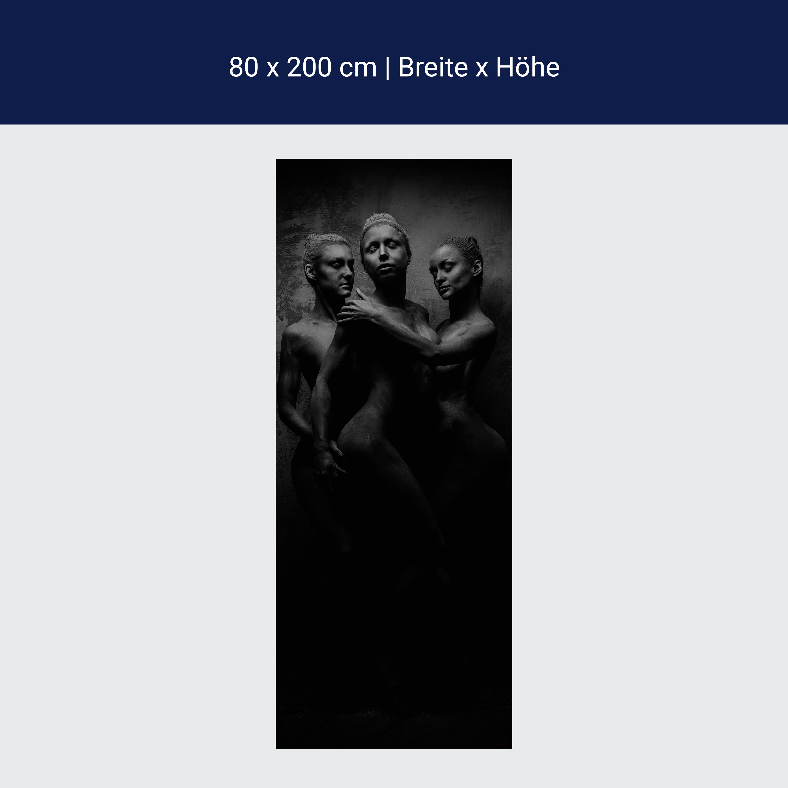 Türtapete Frauen Model Beton Body Arts M1415 Türtapete Frauen Model Beton Body Arts M1415