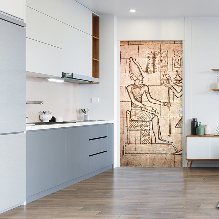 Türtapete Hieroglyphen, Ägypten, Pharao, Stein M1416 - Bild 1 Türtapete Hieroglyphen, Ägypten, Pharao, Stein M1416 - Bild 1