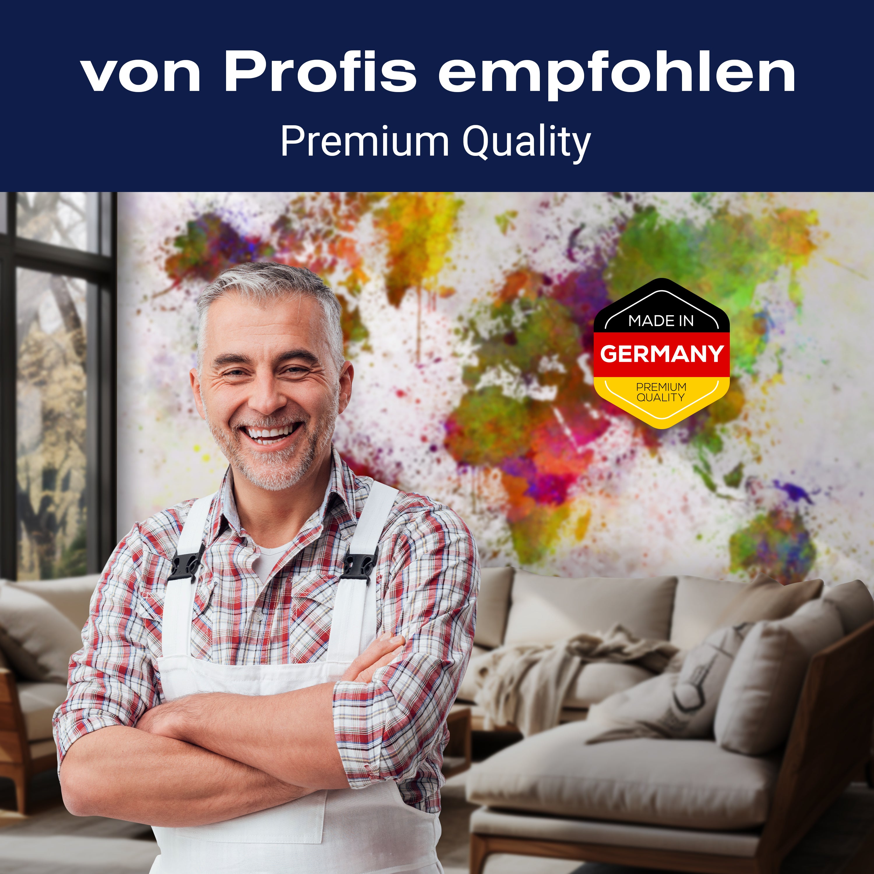 Fototapete Weltkarte Aquarell Grafitti M1423 - Bild 5 Fototapete Weltkarte Aquarell Grafitti M1423 - Bild 5