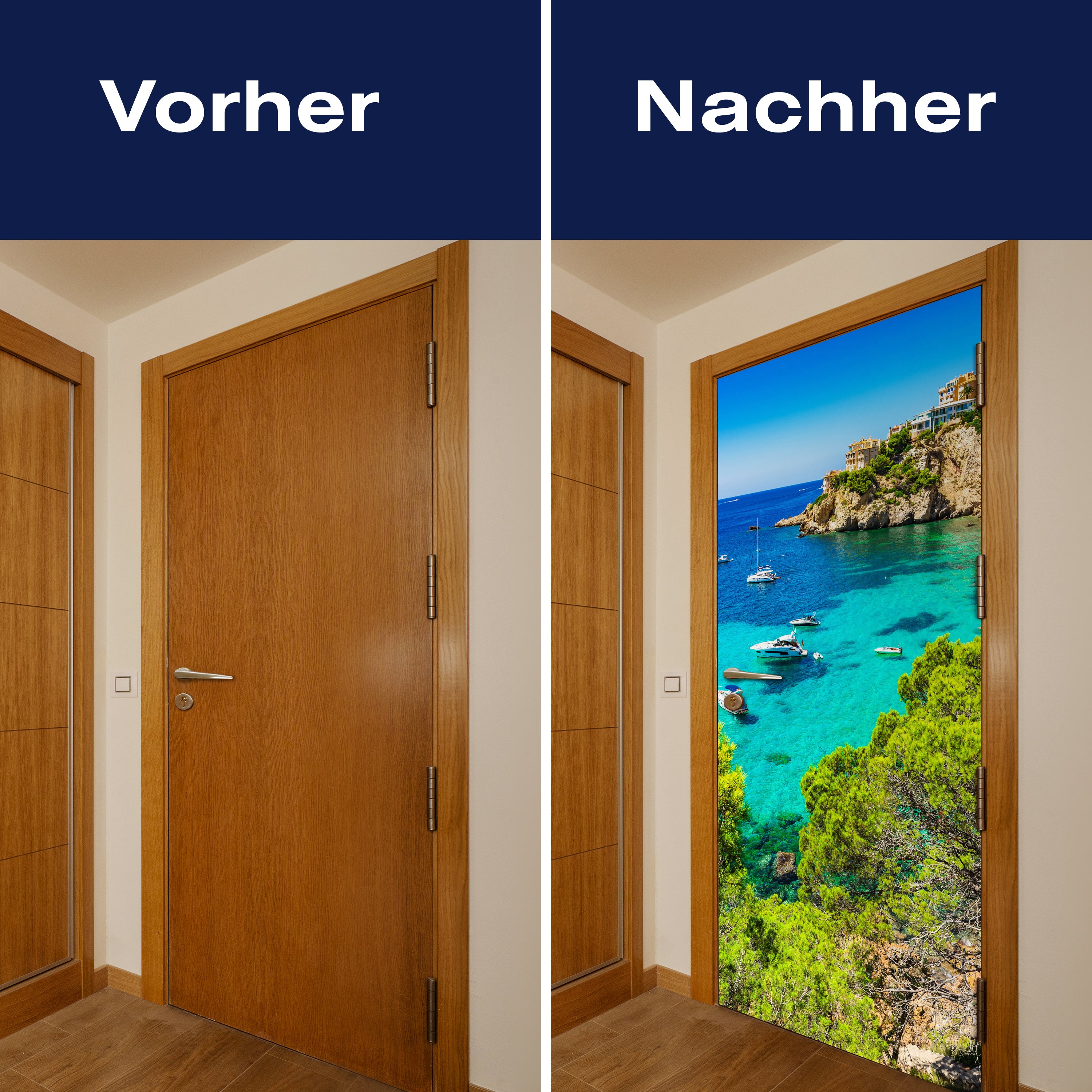 Türtapete Meer, Boote, Felsen, Mallorca M1423 - Bild 10 Türtapete Meer, Boote, Felsen, Mallorca M1423 - Bild 10