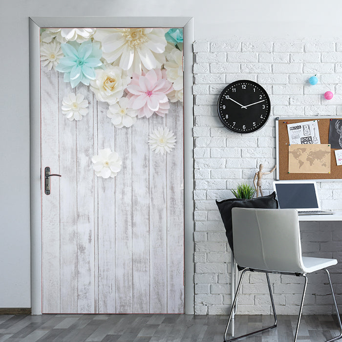 Türtapete Holz, Blüten, Blumen M1429 - Bild 1 Türtapete Holz, Blüten, Blumen M1429 - Bild 1