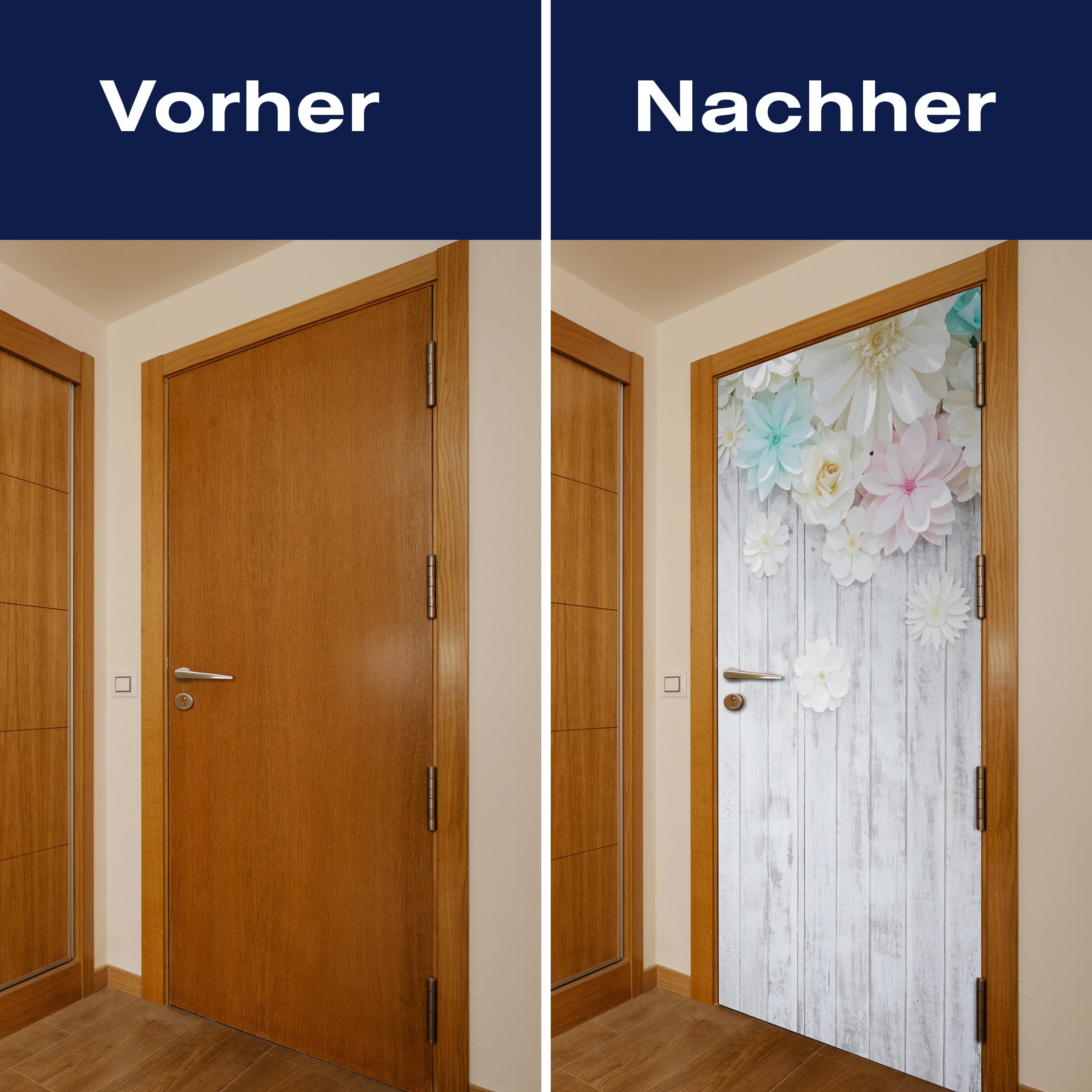 Türtapete Holz, Blüten, Blumen M1429 - Bild 10 Türtapete Holz, Blüten, Blumen M1429 - Bild 10