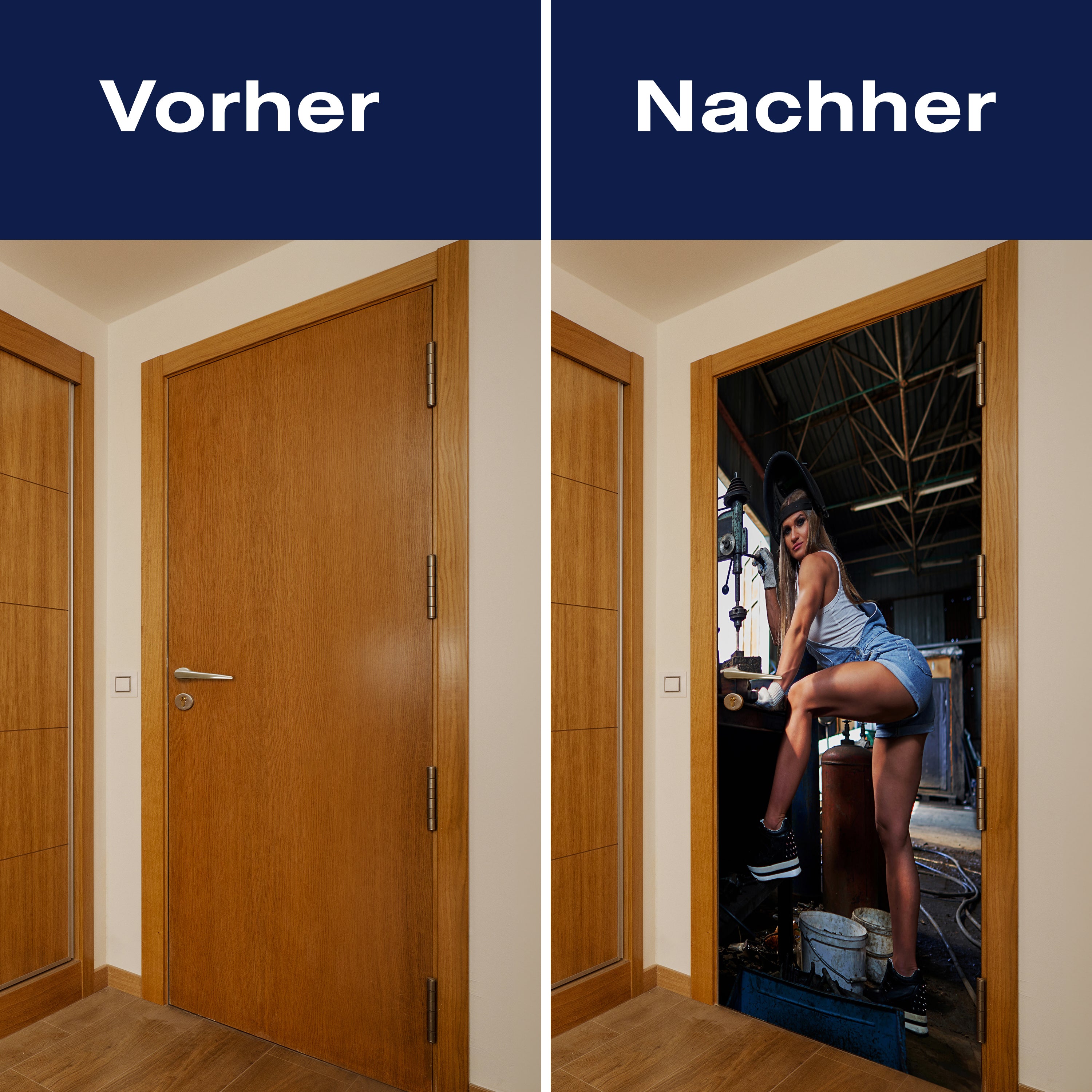 Türtapete Frau, Werkstatt, Halle M1433 - Bild 10 Türtapete Frau, Werkstatt, Halle M1433 - Bild 10