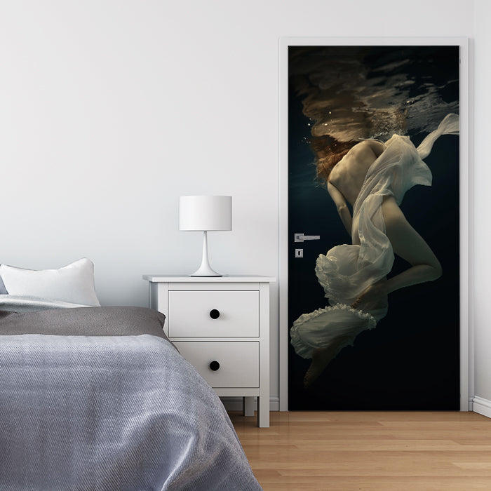 Türtapete Frau, Model, Unterwasser M1437 - Bild 1 Türtapete Frau, Model, Unterwasser M1437 - Bild 1