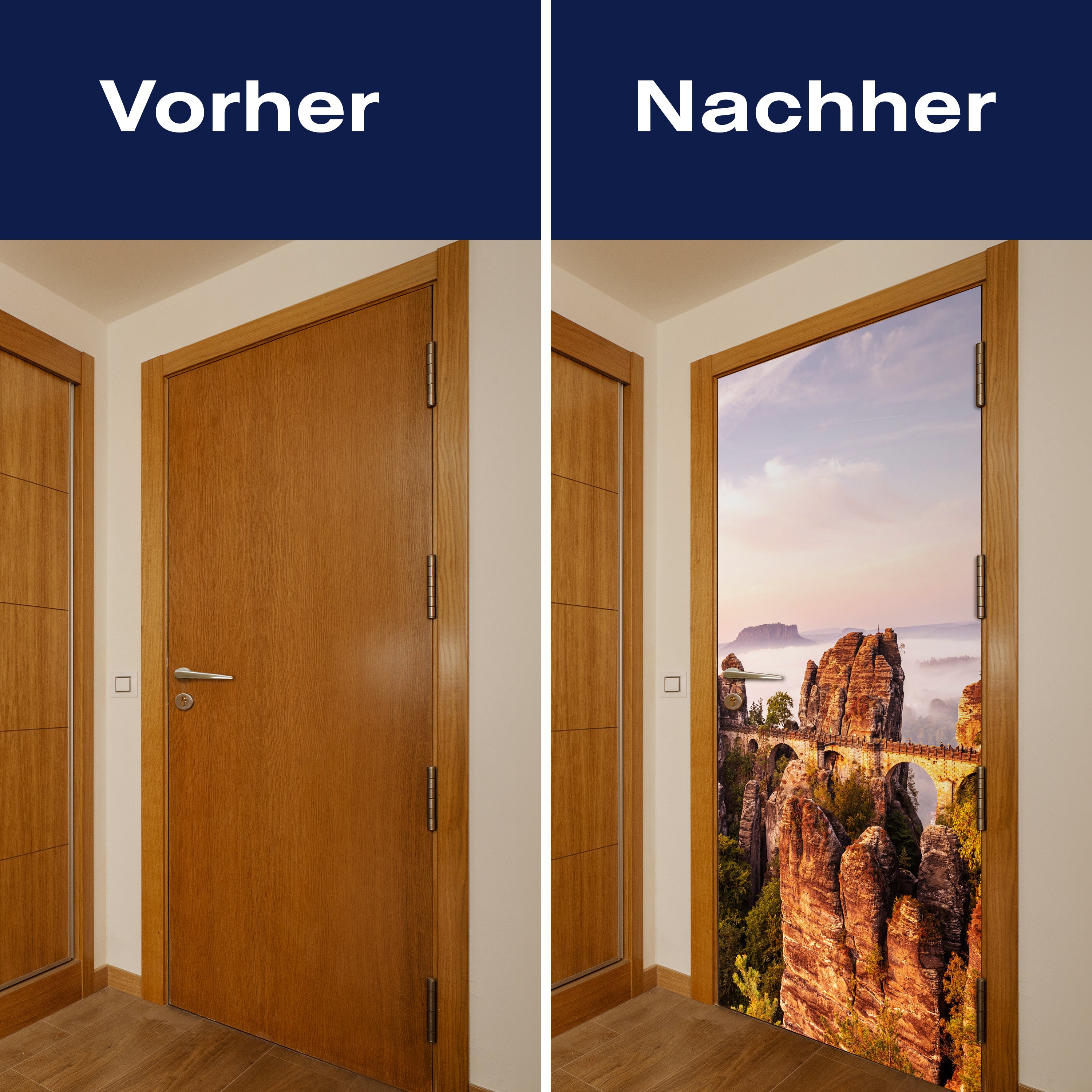 Türtapete Sächsische Schweiz, Bastei, Berge M1438 - Bild 10 Türtapete Sächsische Schweiz, Bastei, Berge M1438 - Bild 10