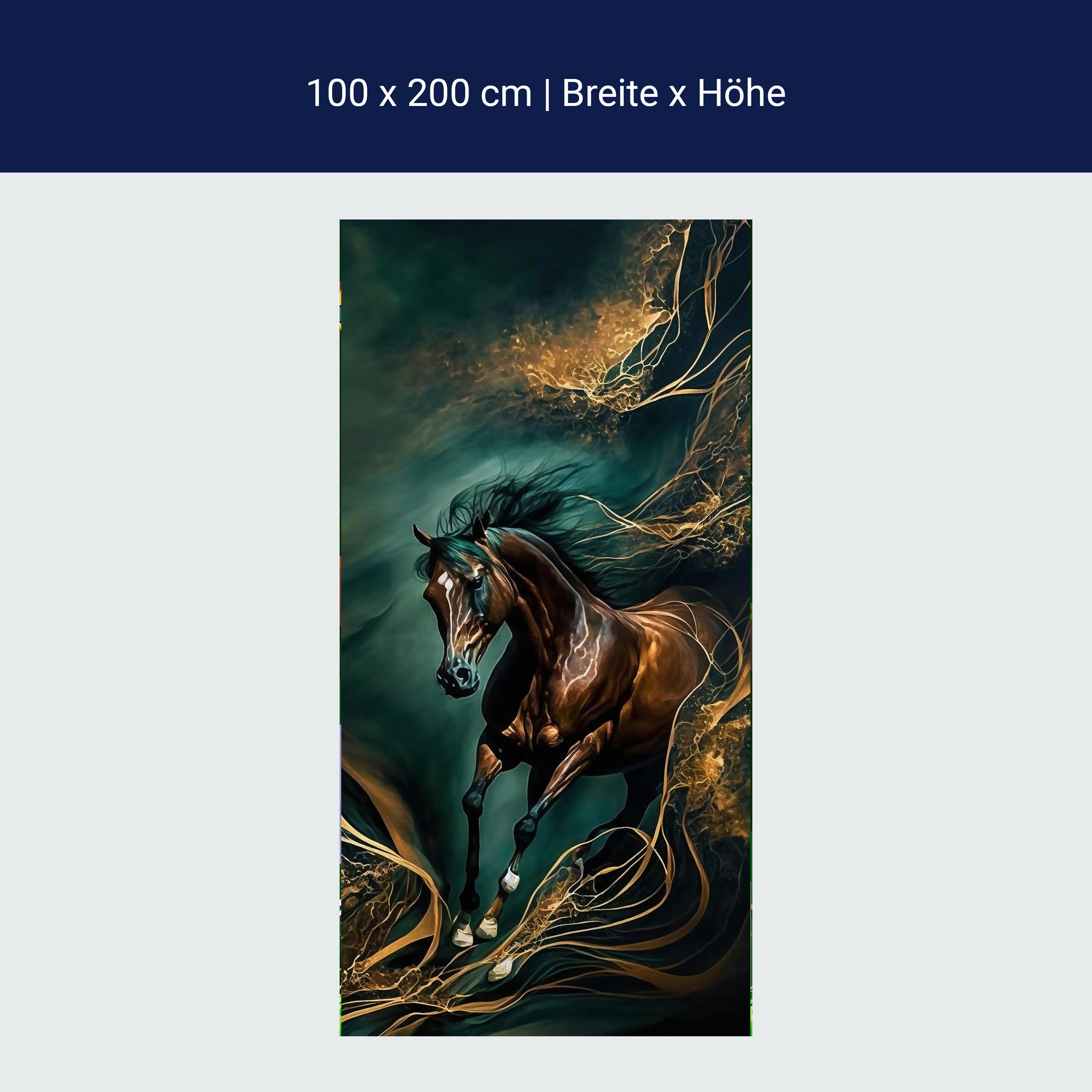 Türtapete Pferd, Digital Art M1457 Türtapete Pferd, Digital Art M1457