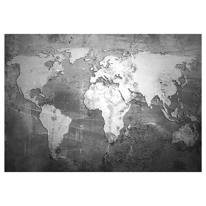 Fototapete Weltkarte Wand Grunge M1459 - Bild 2 Fototapete Weltkarte Wand Grunge M1459 - Bild 2