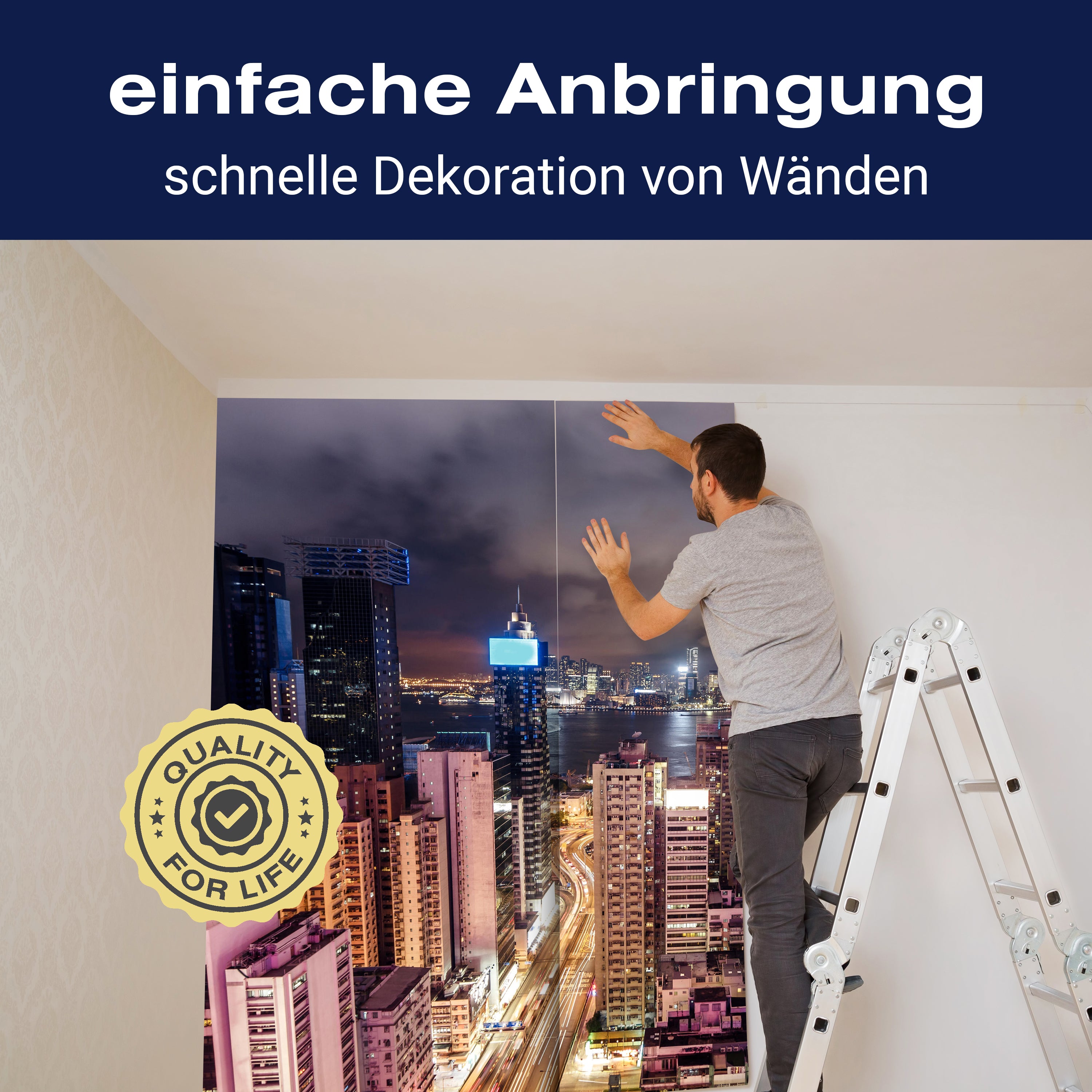 Fototapete Hong Kong Nacht M1465 - Bild 3 Fototapete Hong Kong Nacht M1465 - Bild 3