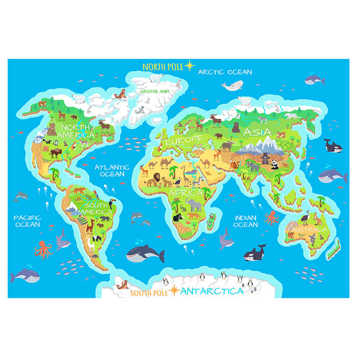 Fototapete Weltkarte 2 M1472 - Bild 2 Fototapete Weltkarte 2 M1472 - Bild 2