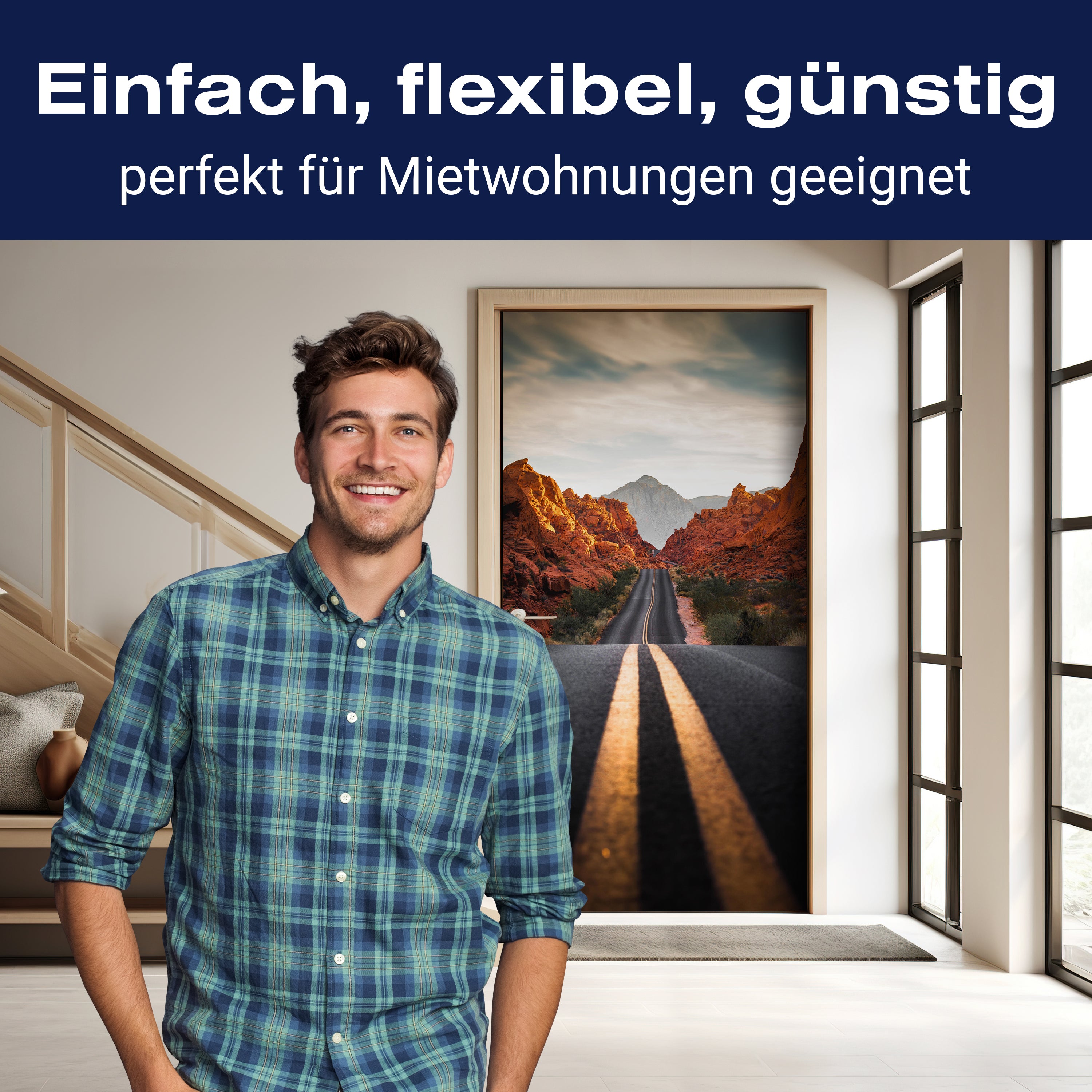 Türtapete Route 66, USA, Grand Canyon M1472 - Bild 3 Türtapete Route 66, USA, Grand Canyon M1472 - Bild 3