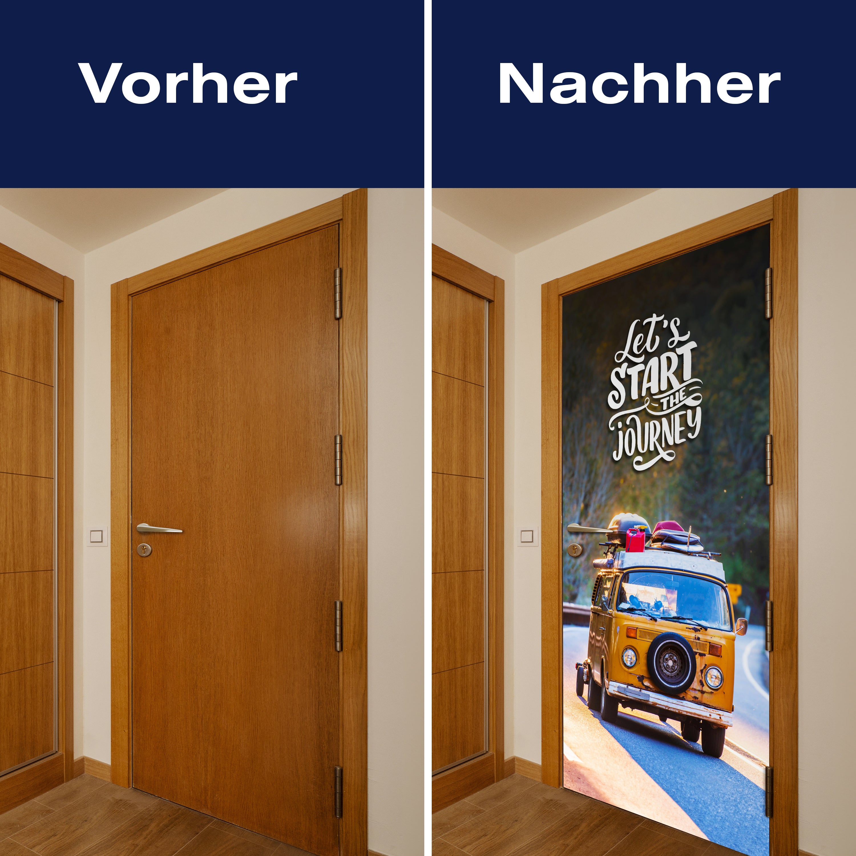 Türtapete Camper, Van, Spruch M1473 - Bild 10 Türtapete Camper, Van, Spruch M1473 - Bild 10