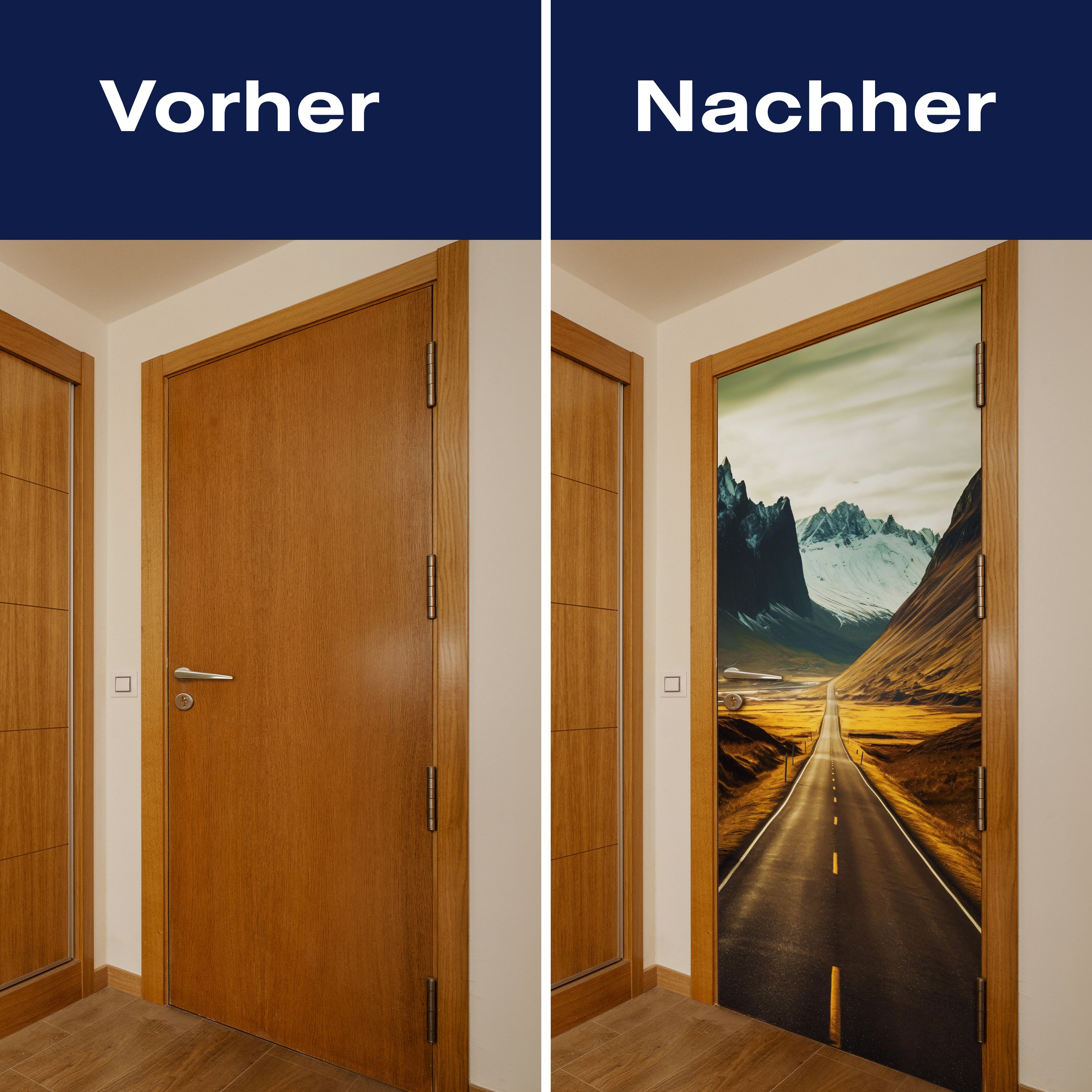 Türtapete Straße, Landschaft, Berge M1474 - Bild 10 Türtapete Straße, Landschaft, Berge M1474 - Bild 10