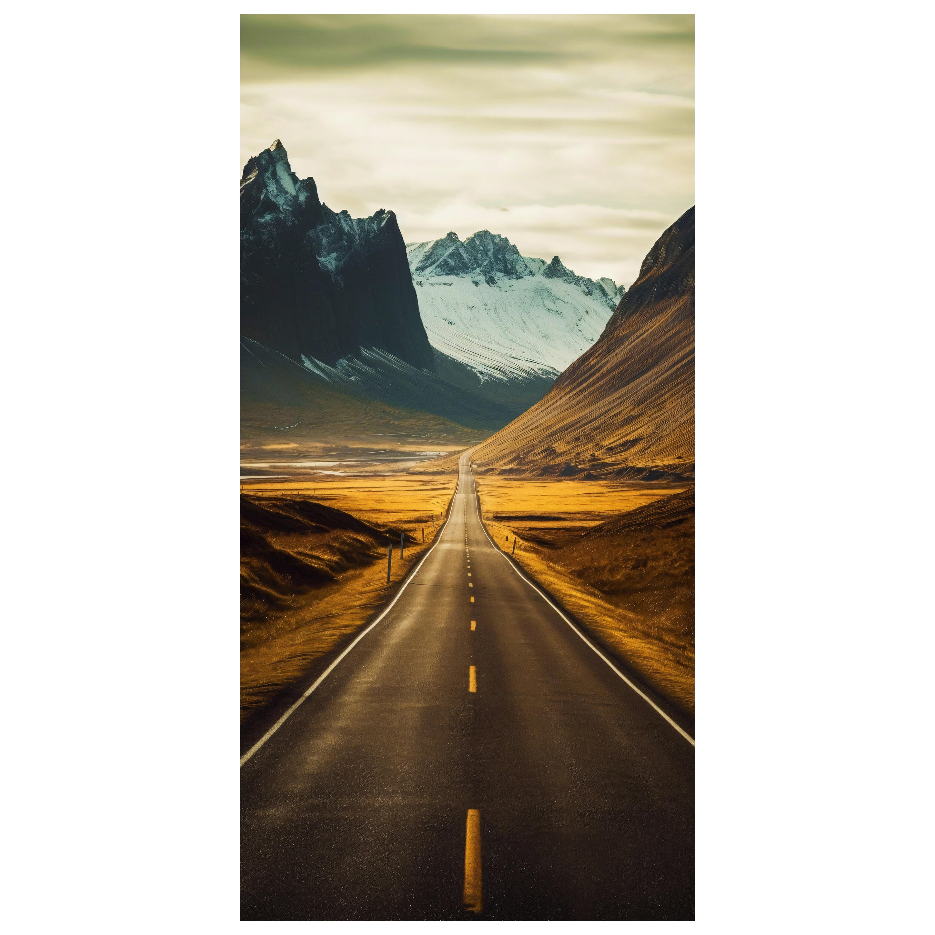 Türtapete Straße, Landschaft, Berge M1474 - Bild 2 Türtapete Straße, Landschaft, Berge M1474 - Bild 2